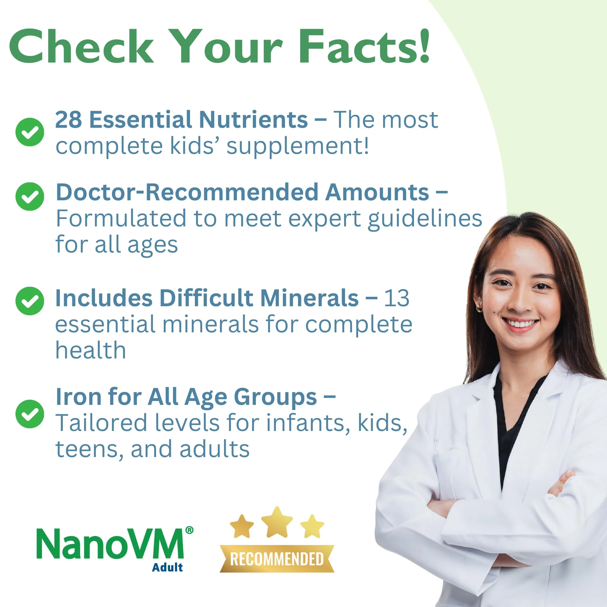 NanoVM Adult Allergen-Free Multivitamin Powder — 13 Vitamins & 13 Minerals, Low-Carb, 275g - Image 11
