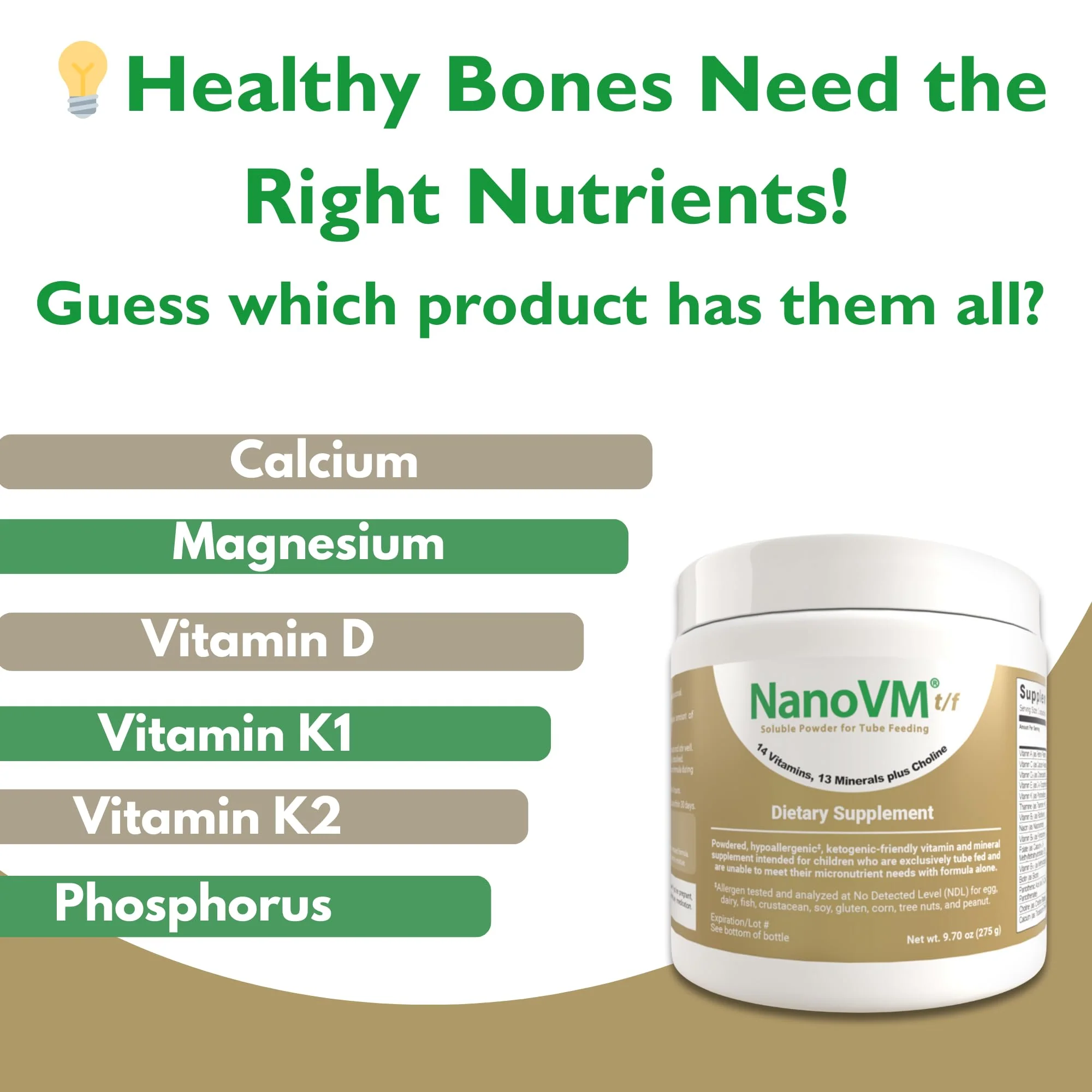 NanoVM t/f – Allergen-Free Kids Multivitamin for Tube Feeding (275g) | Solace Nutrition - Image 12