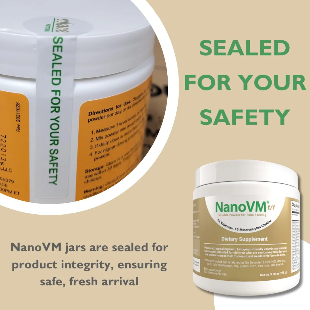 NanoVM t/f – Allergen-Free Kids Multivitamin for Tube Feeding (275g) | Solace Nutrition - Image 13