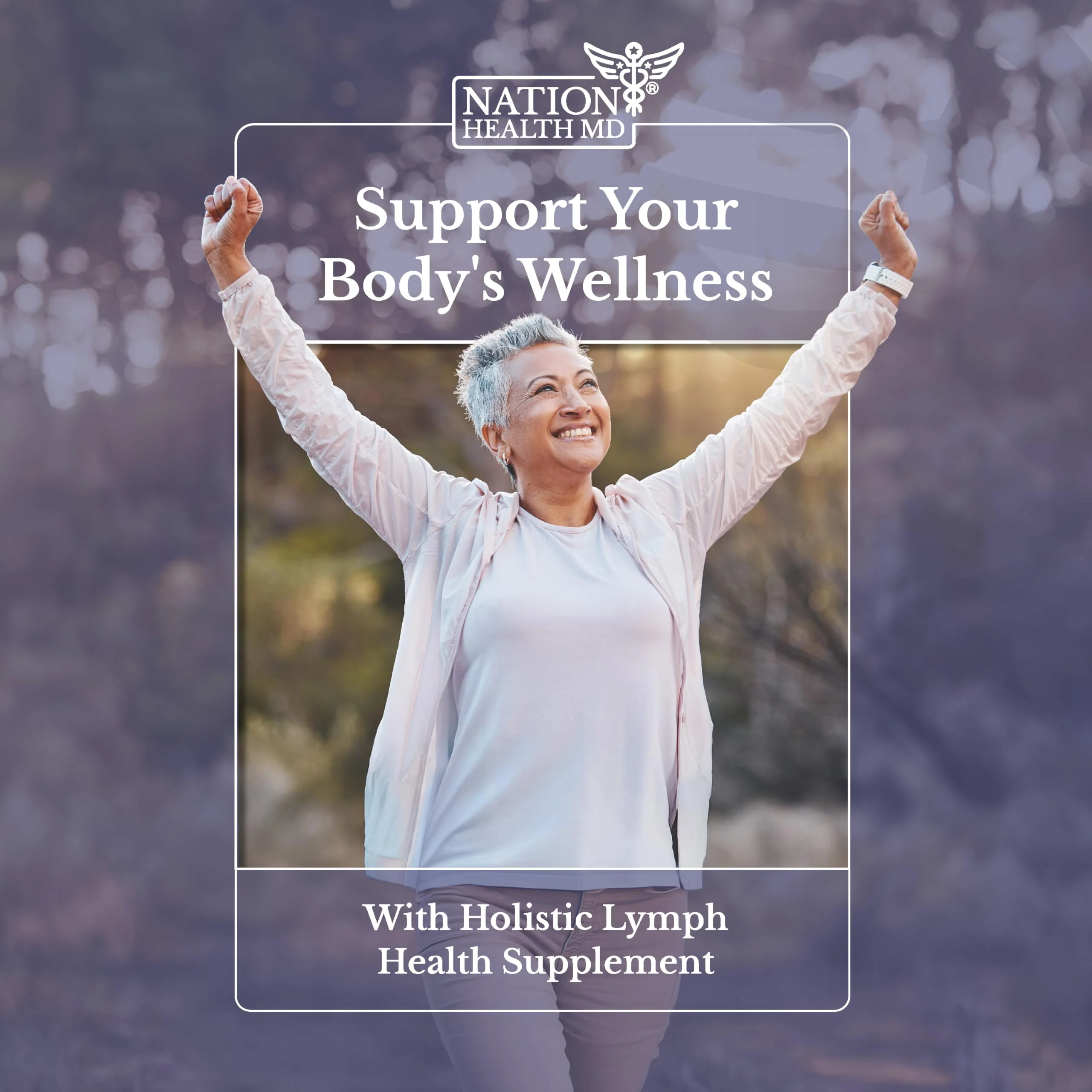 NATION HEALTH MD Lymph MD – Lymphatic Drainage Supplement with Bromelain, Echinacea, Burdock, Dandelion & More | 60 Capsules - Image 17