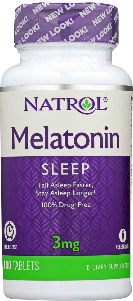 Natrol Melatonin 3 mg Time Release Sleep Tablets, Vitamin B6 — 4-Pack (100 ea) - Image 5