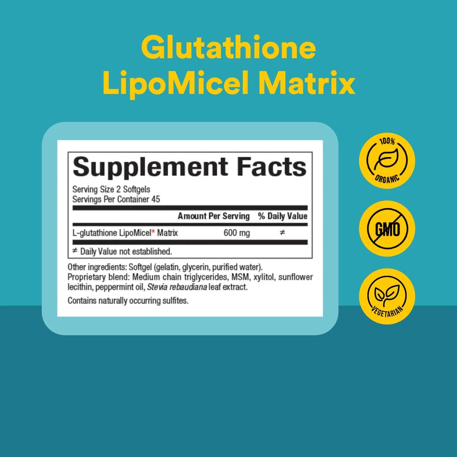 Natural Factors Glutathione LipoMicel Matrix 300 mg – 90 Softgels - Image 4