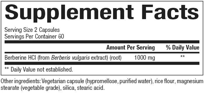 Natural Factors WellBetX Berberine – 500 mg Daily Capsule for Metabolic & Heart Health | Gluten-Free & Vegan | 120 Vegetarian Capsules - Image 2
