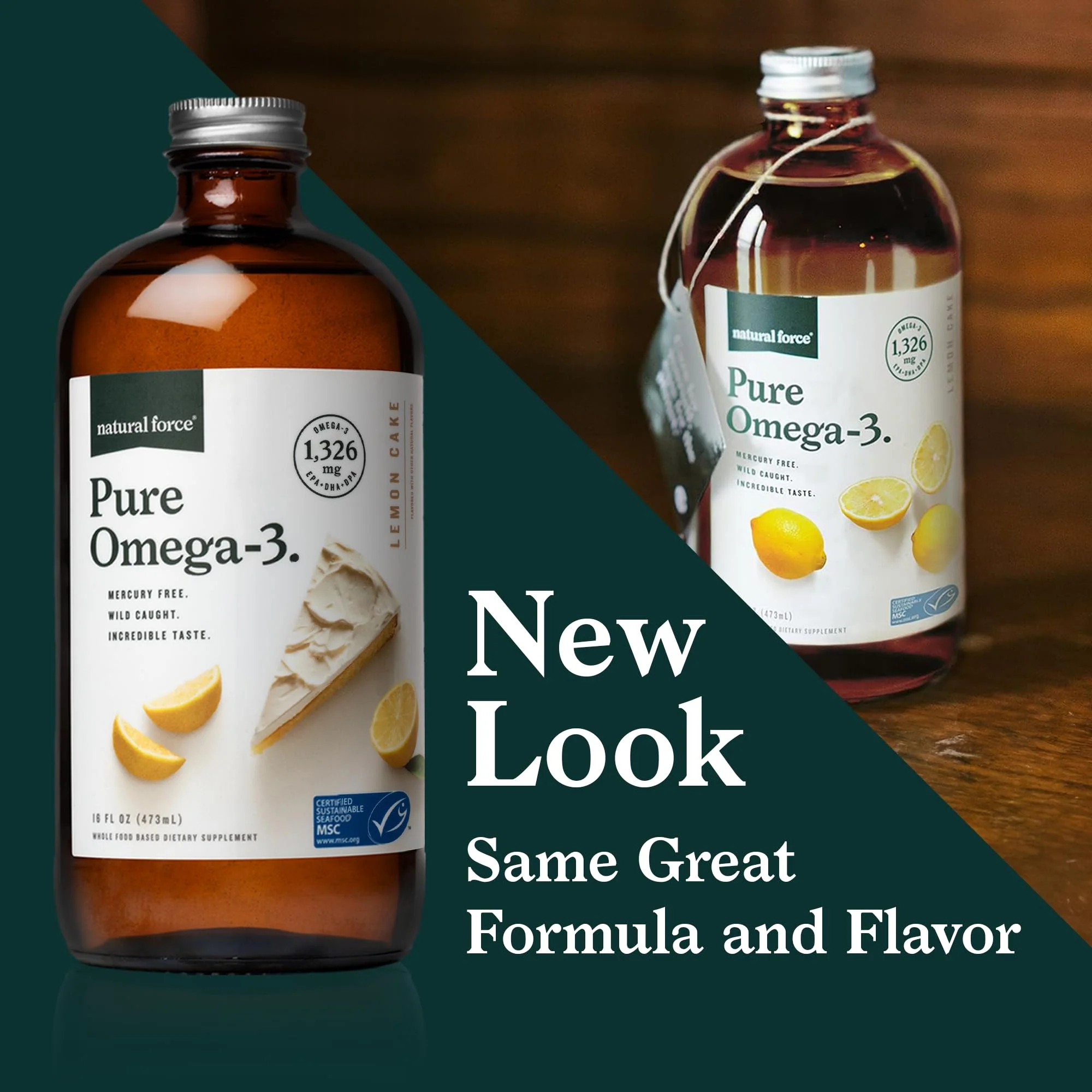 Natural Force Pure Omega-3 Lemon Liquid Fish Oil – 1,326 mg EPA/DHA/DPA, Mercury Free, Wild-Caught - Image 11