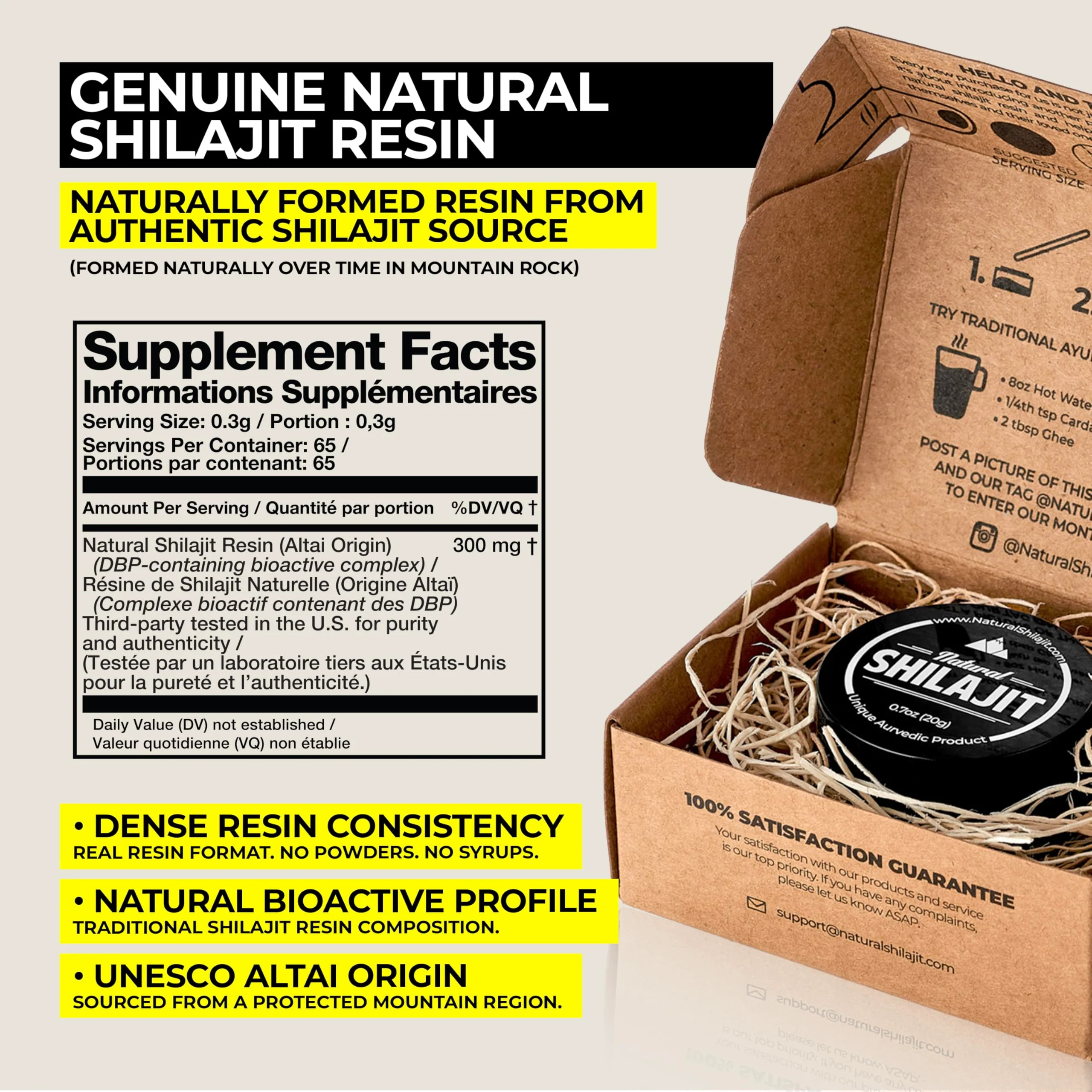 NATURAL SHILAJIT Resin (20g) – Genuine Altai Shilajit, DBP-Verified, Lab Tested - Image 10