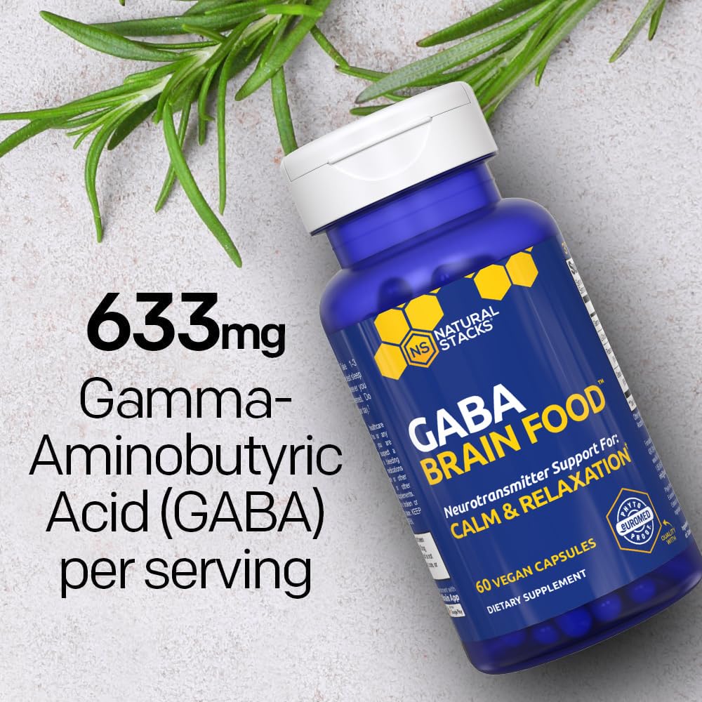 Natural Stacks GABA Brain Food - Calm & Sleep Support, 120 L-Citrulline Capsules - Image 5
