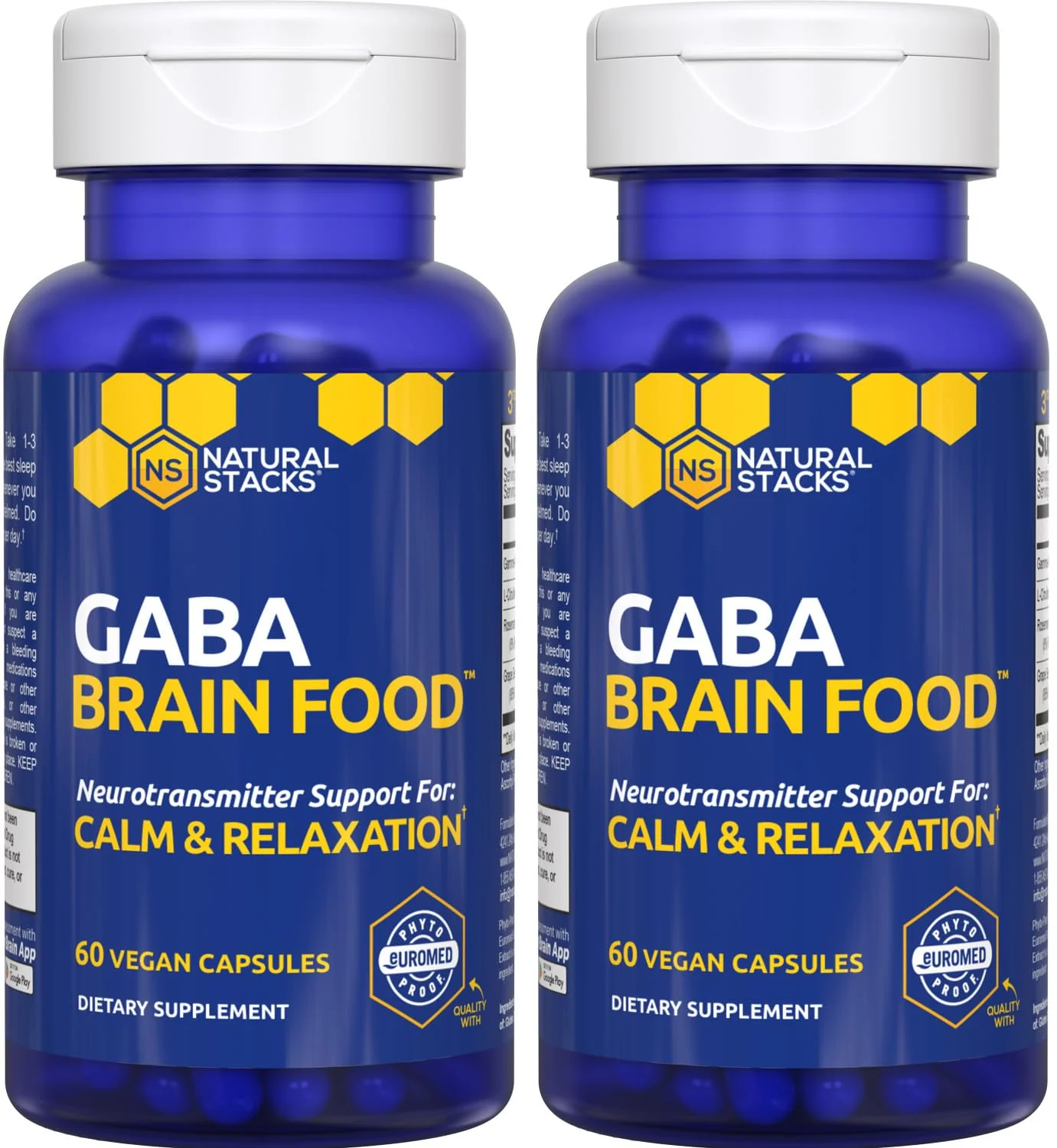 Natural Stacks GABA Brain Food - Calm & Sleep Support, 120 L-Citrulline Capsules - Image 8