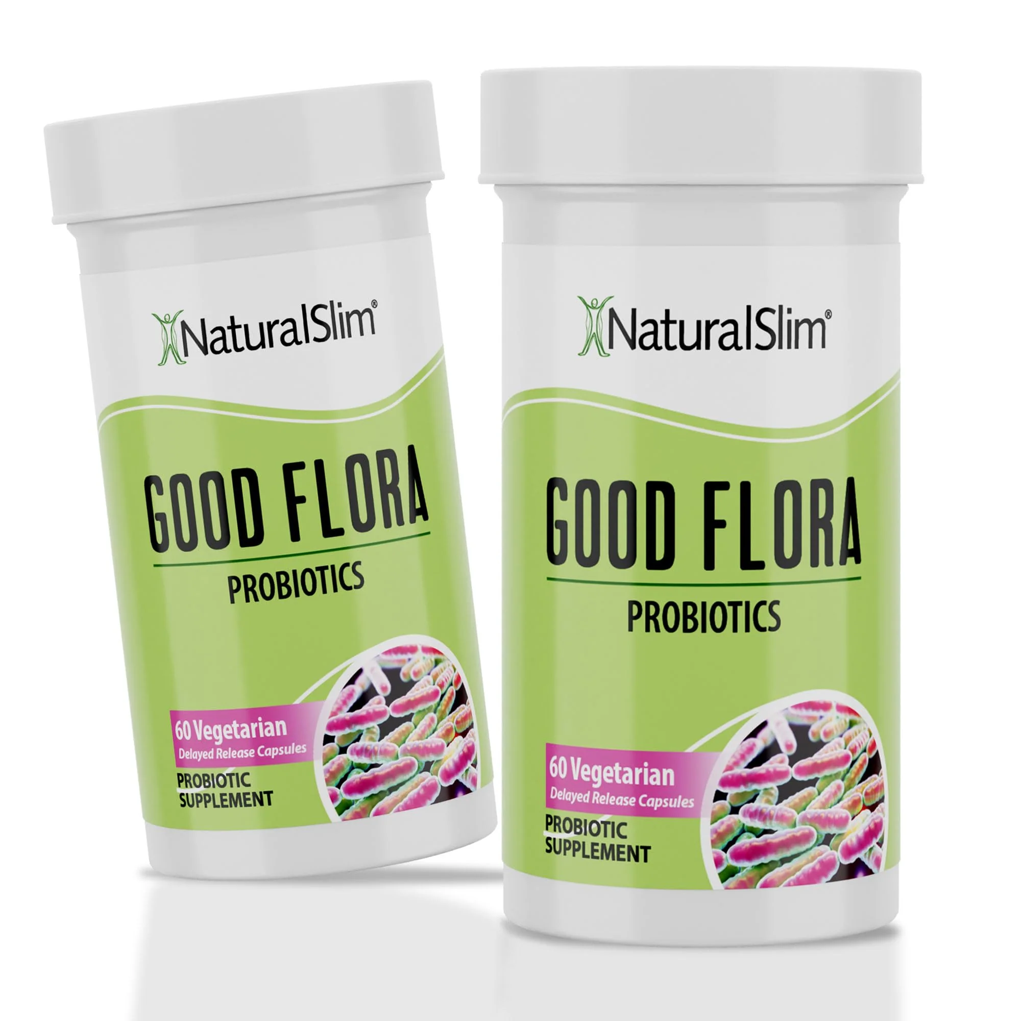 NaturalSlim Good Flora Probiotic – Gentle 7-Strain Formula, 60 Vegetarian Capsules (2-Pack) - Image 10