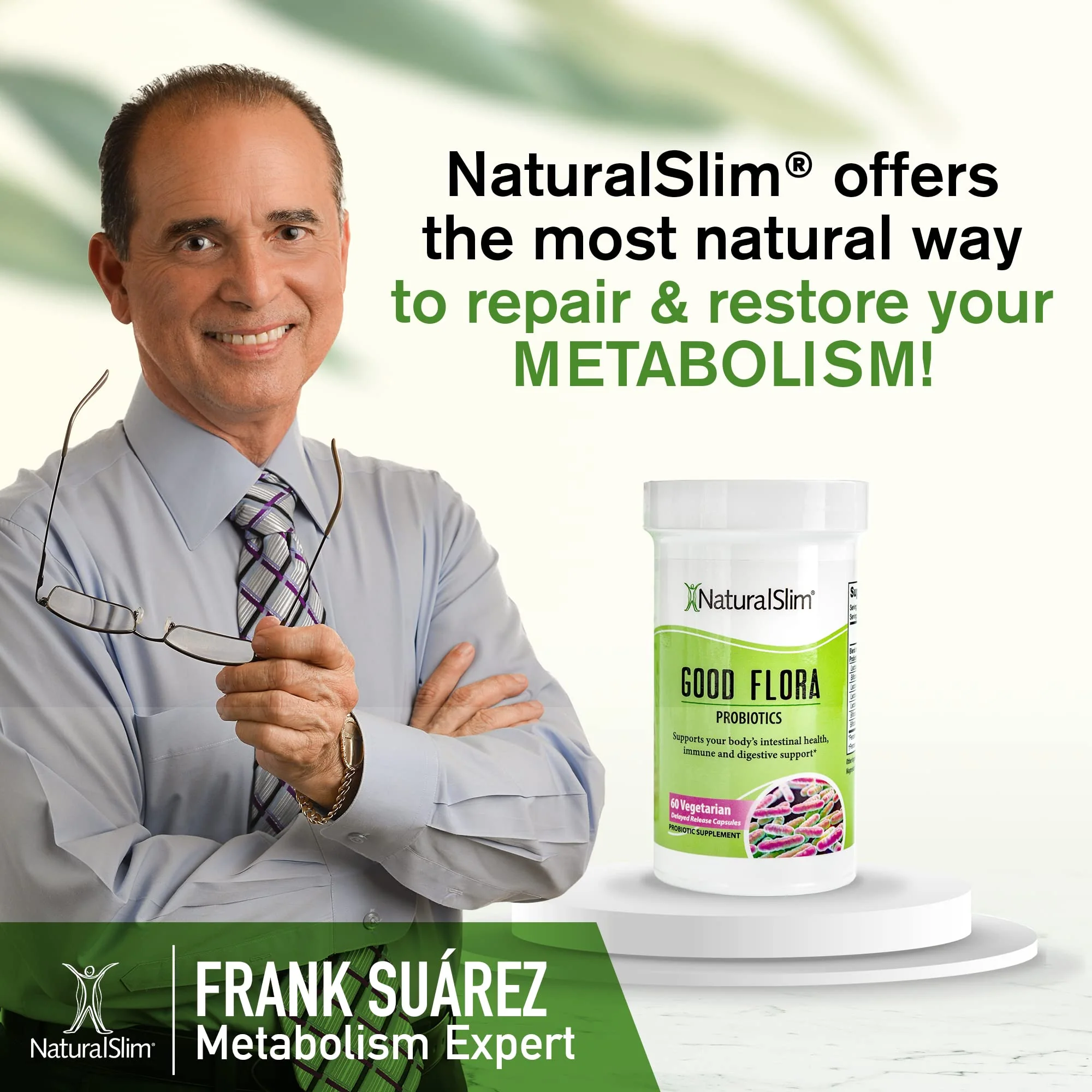 NaturalSlim Good Flora Probiotic – Gentle 7-Strain Formula, 60 Vegetarian Capsules (2-Pack) - Image 18