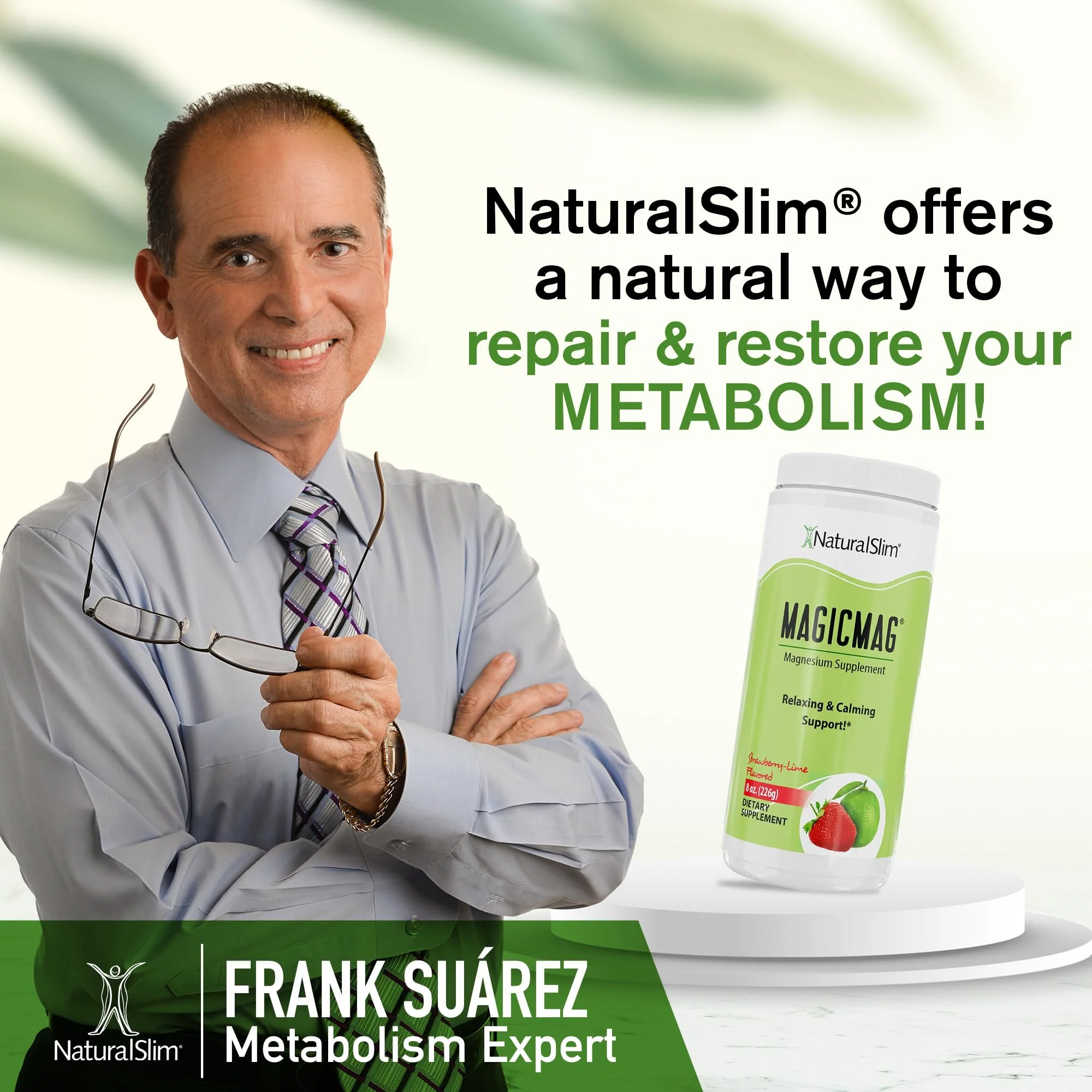 NaturalSlim MagicMag Magnesium Citrate Powder – Strawberry Lime Flavor, 8oz Drink Mix (3 Pack) - Image 7