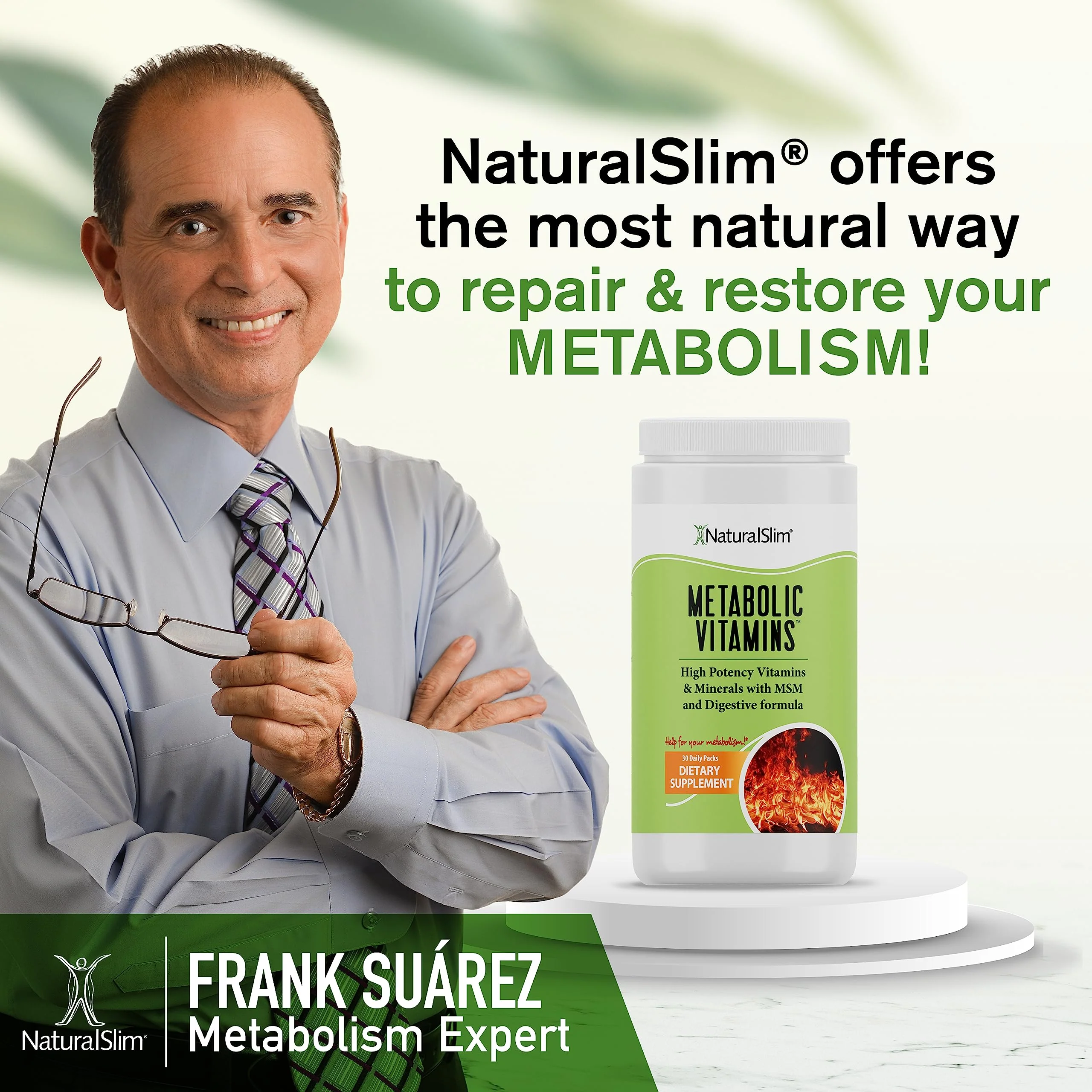 NaturalSlim Metabolic Vitamins | Multivitamin for Energy, Metabolism & Nutrient Absorption | 30-Pack - Image 15