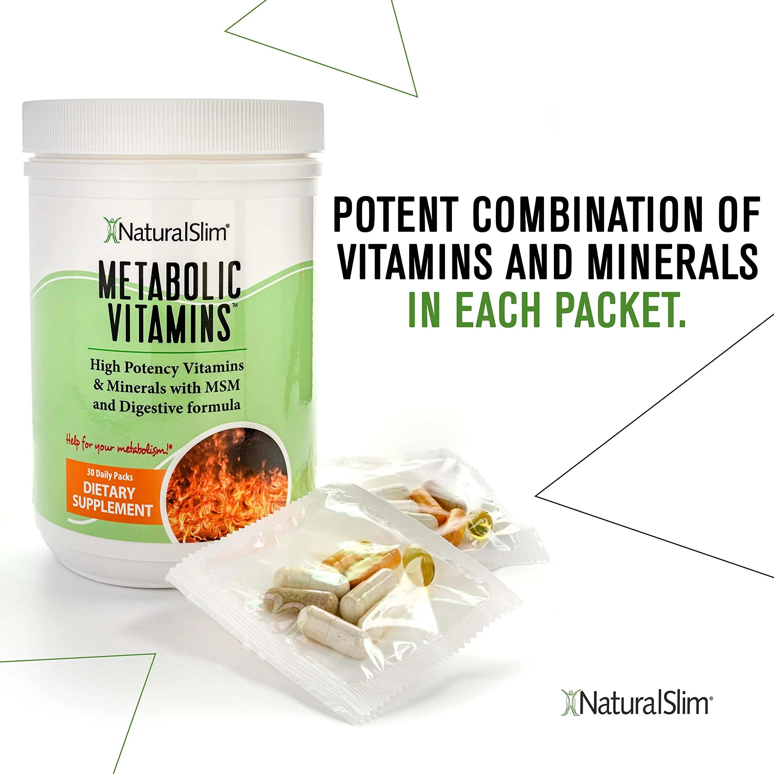 NaturalSlim Metabolic Vitamins | Multivitamin for Energy, Metabolism & Nutrient Absorption | 30-Pack - Image 6