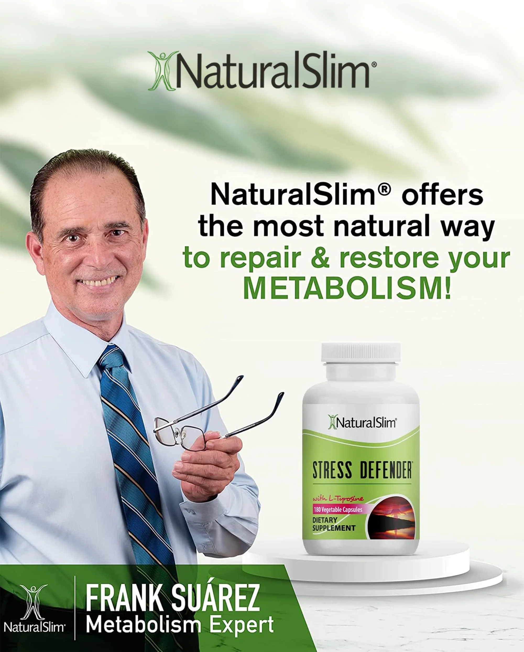 NaturalSlim Stress Defender – Stress Relief & Cortisol Support | 3-Pack, 180 Vegetarian Capsules - Image 7
