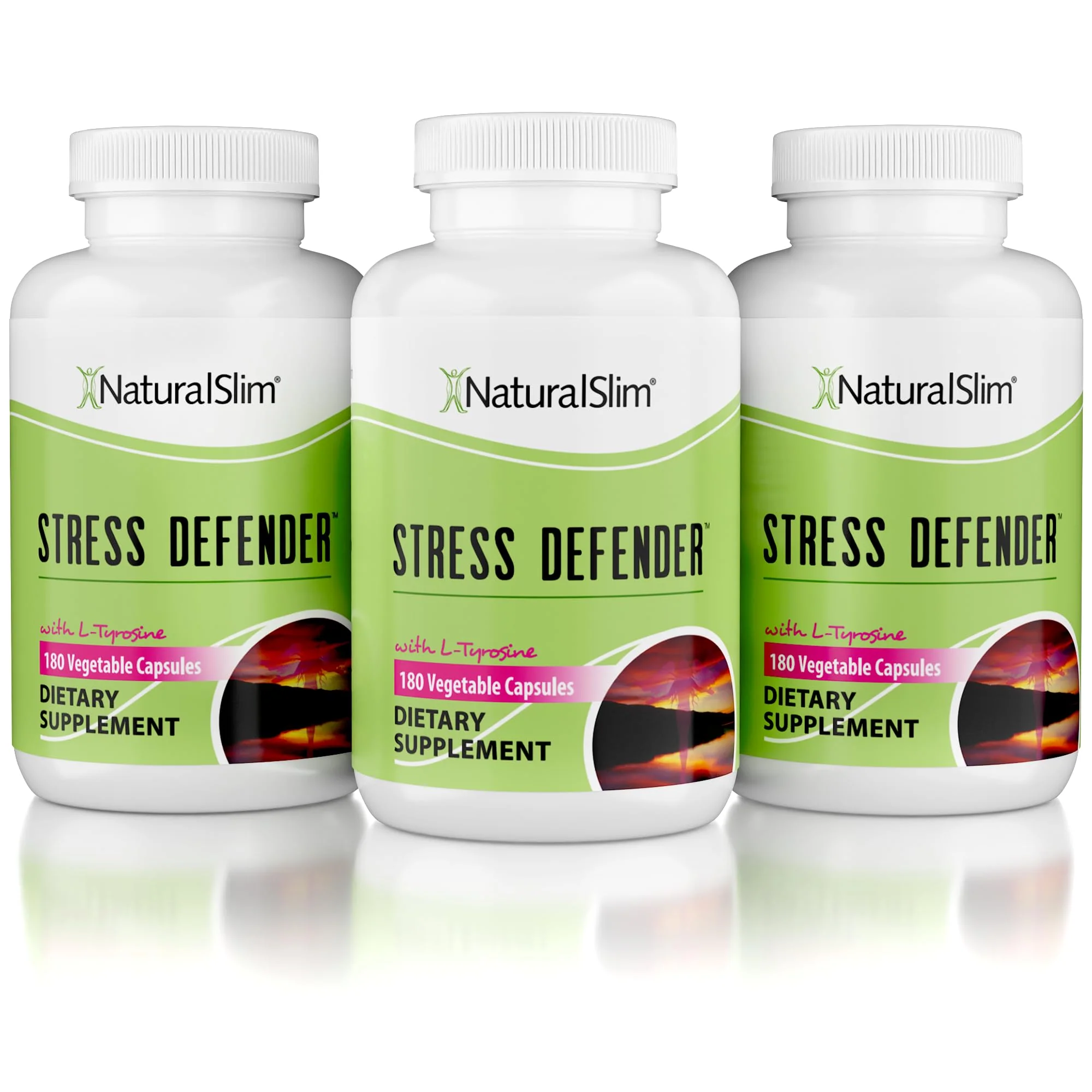 NaturalSlim Stress Defender – Stress Relief & Cortisol Support | 3-Pack, 180 Vegetarian Capsules - Image 8