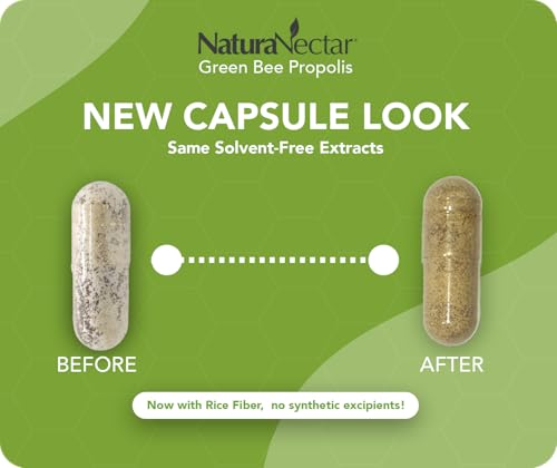 NaturaNectar Green Bee Propolis Capsules – NSF Certified, Gluten-Free - Image 2