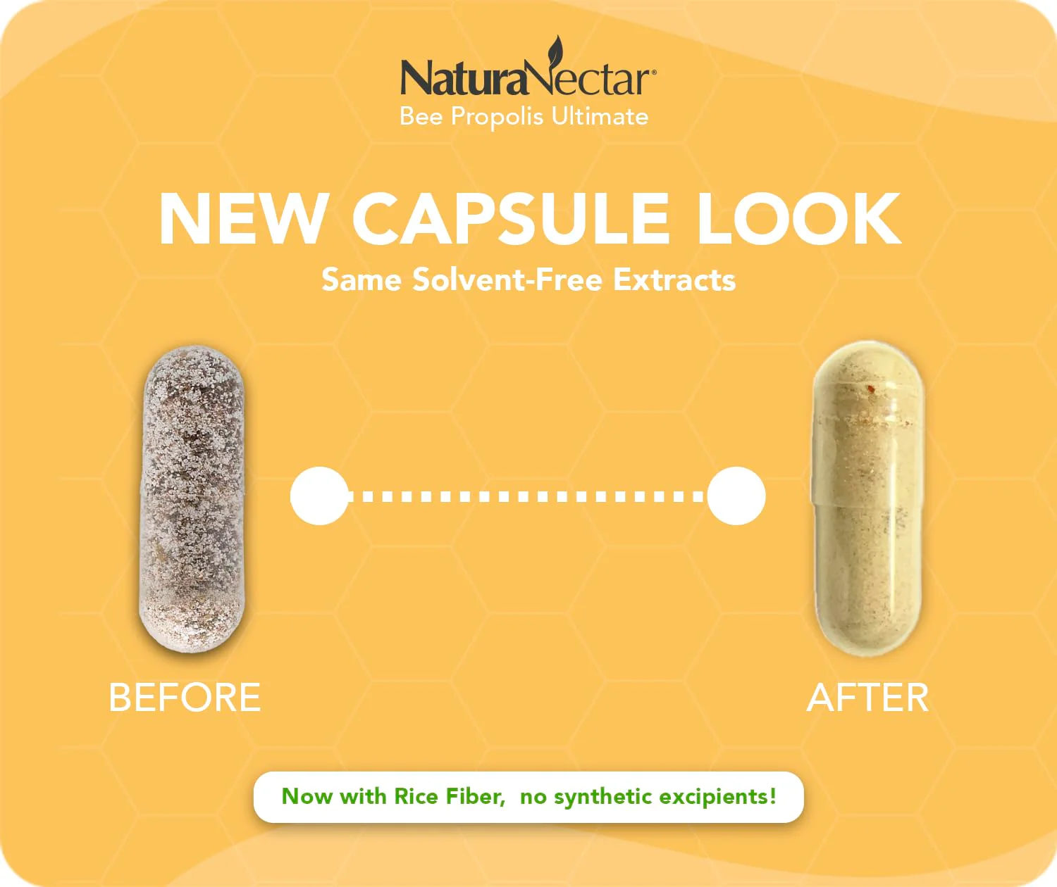 NaturaNectar Ultimate Bee Propolis Capsules - NSF Certified, Gluten-Free (60pcs) - Image 15