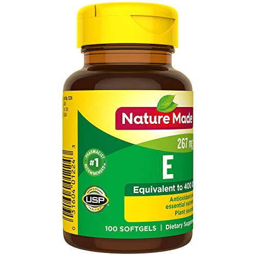 Nature Made Plant Sourced Vitamin E 267 mg (400 IU) d-Alpha Softgels – 3-Pack, 100 Softgels Each - Image 12
