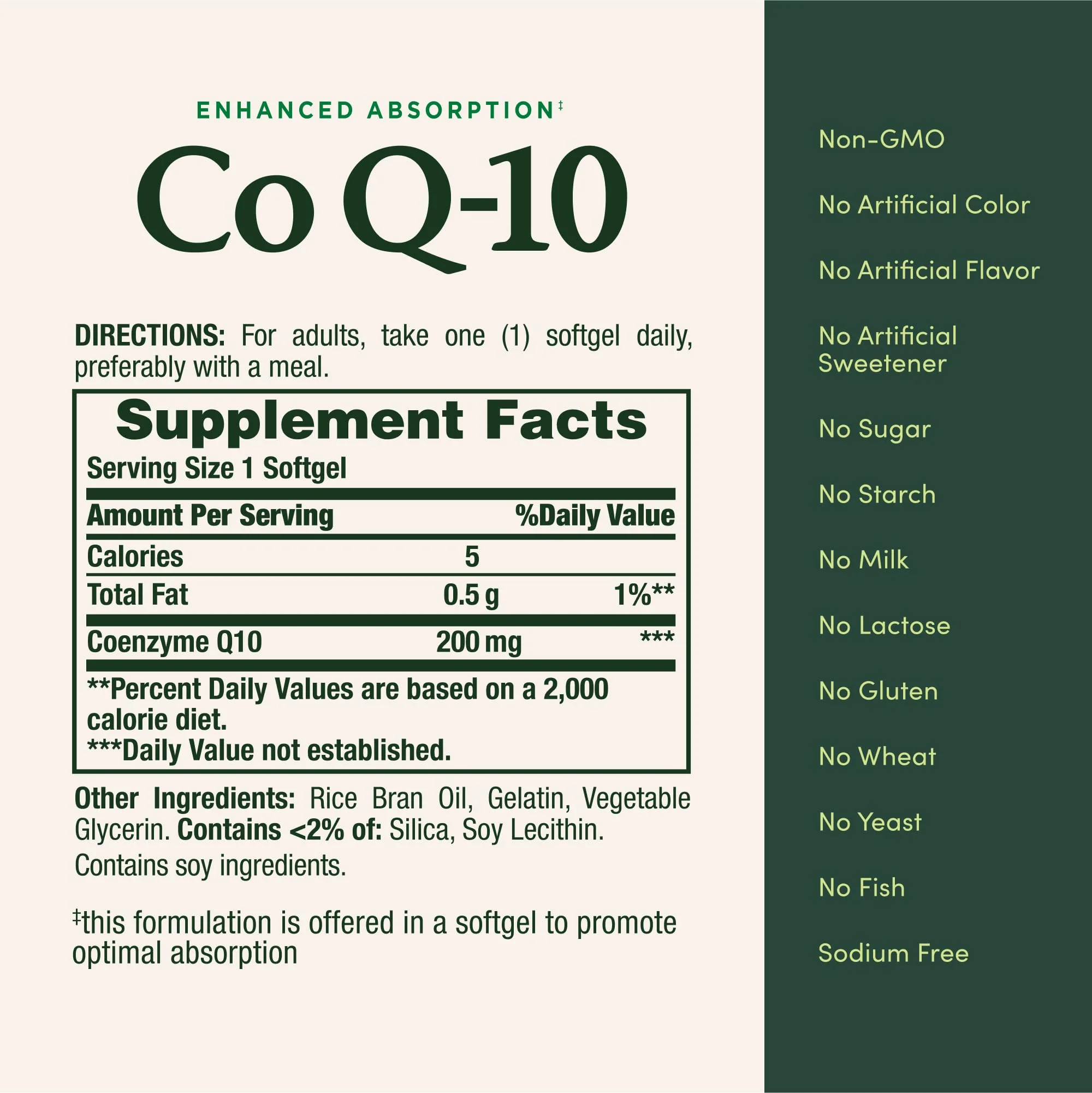 Nature’s Bounty CoQ10 200 mg Softgels – Twin Pack, 160 Rapid Release | Heart Health & Cellular Energy - Image 5