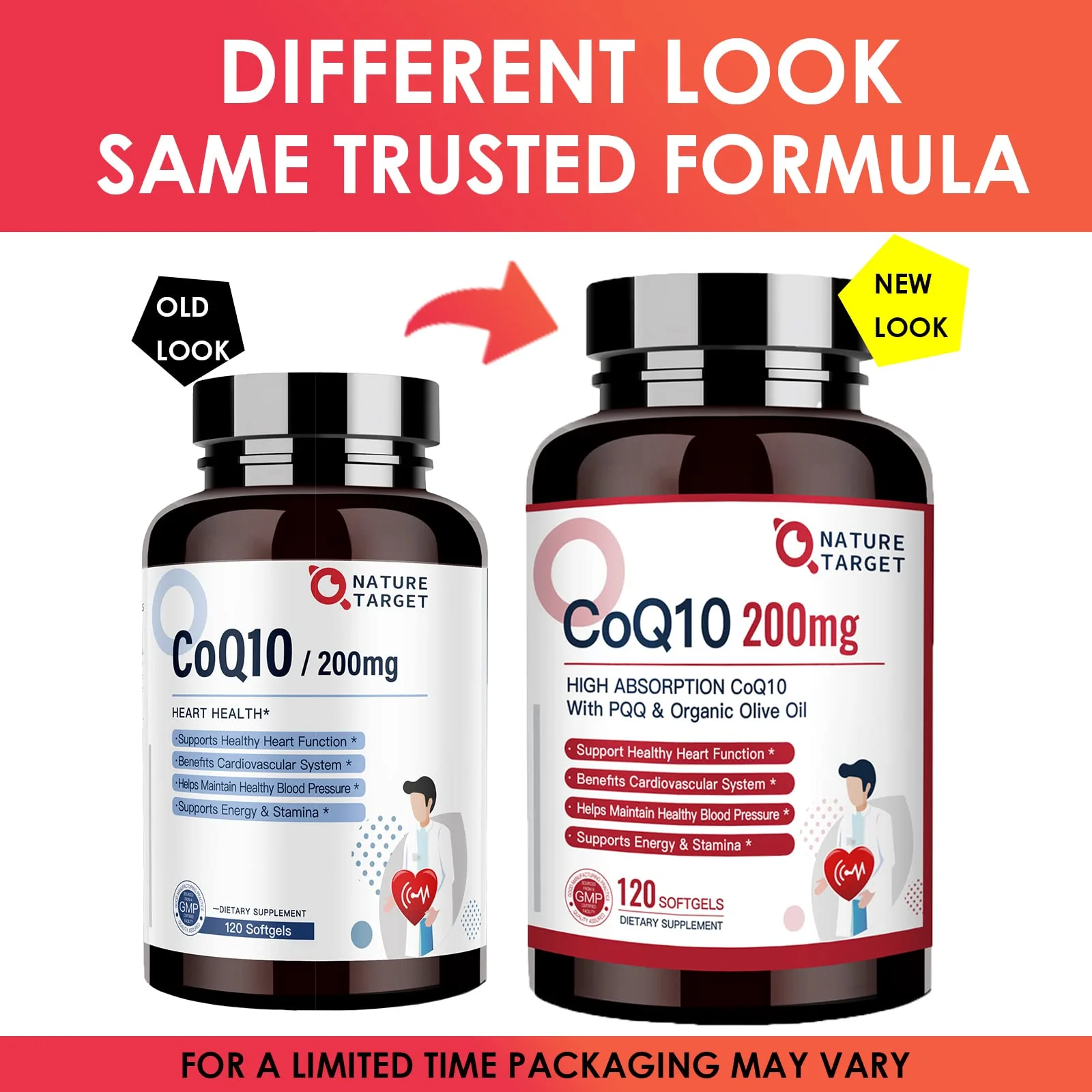 Nature Target CoQ10 200mg Softgels + PQQ with Organic Olive Oil – High Absorption, 240 Softgels (Pack of 2) - Image 14