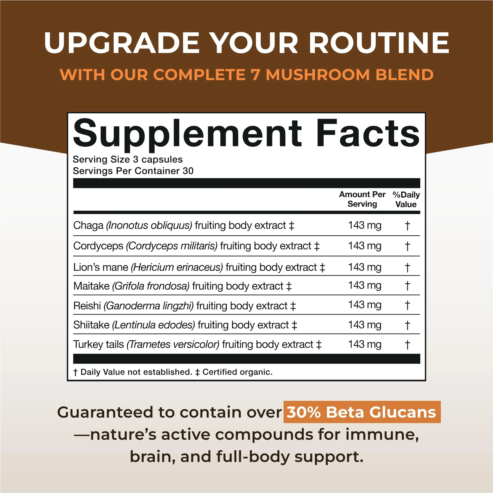 Naturealm Sacred 7 Organic Mushroom Extract Capsules – 90 Vegetarian Capsules – Immune Support & Focus - Image 2