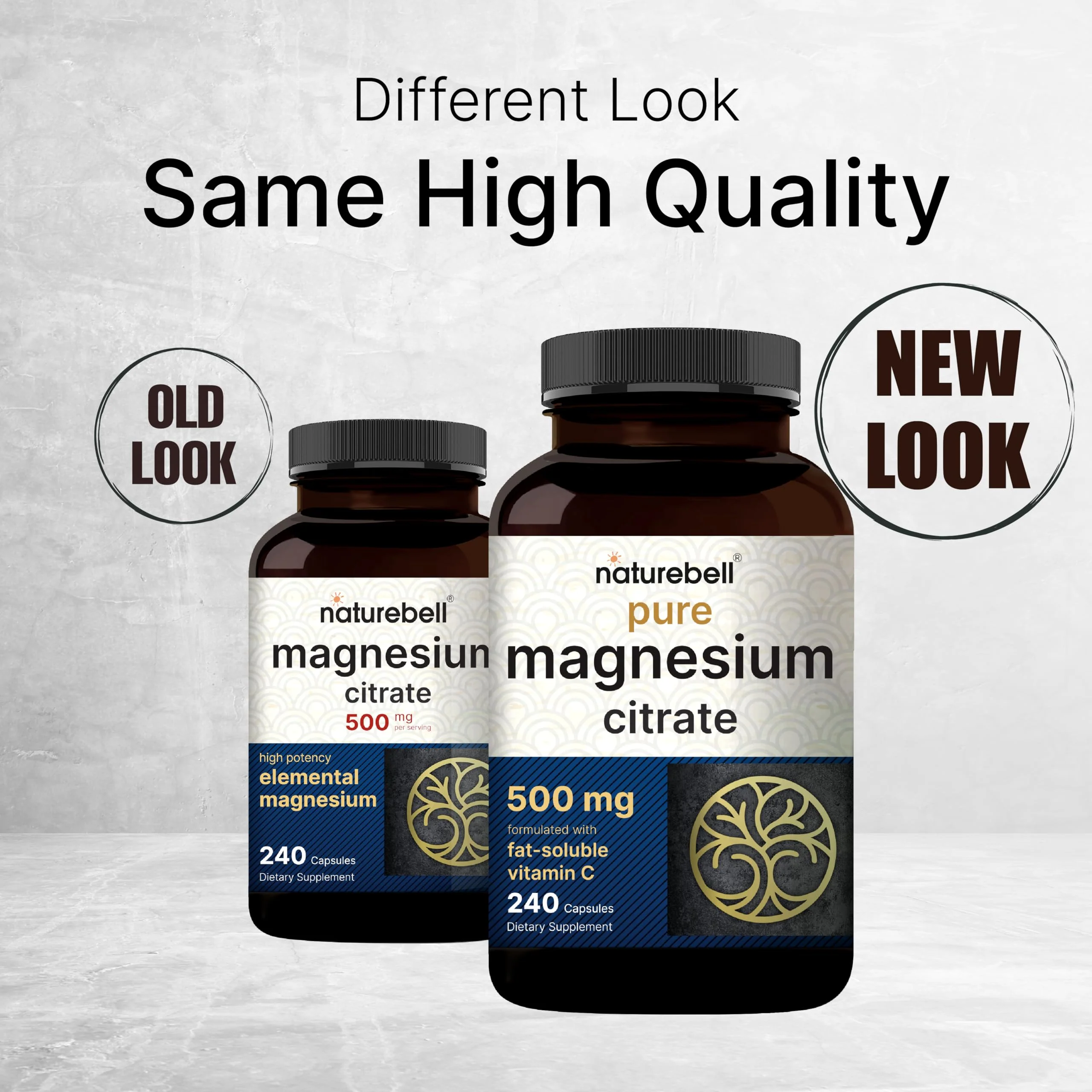 NatureBell 2 Pack Magnesium Citrate 500mg – 480 Capsules | 2-in-1 Vitamin C - Image 5