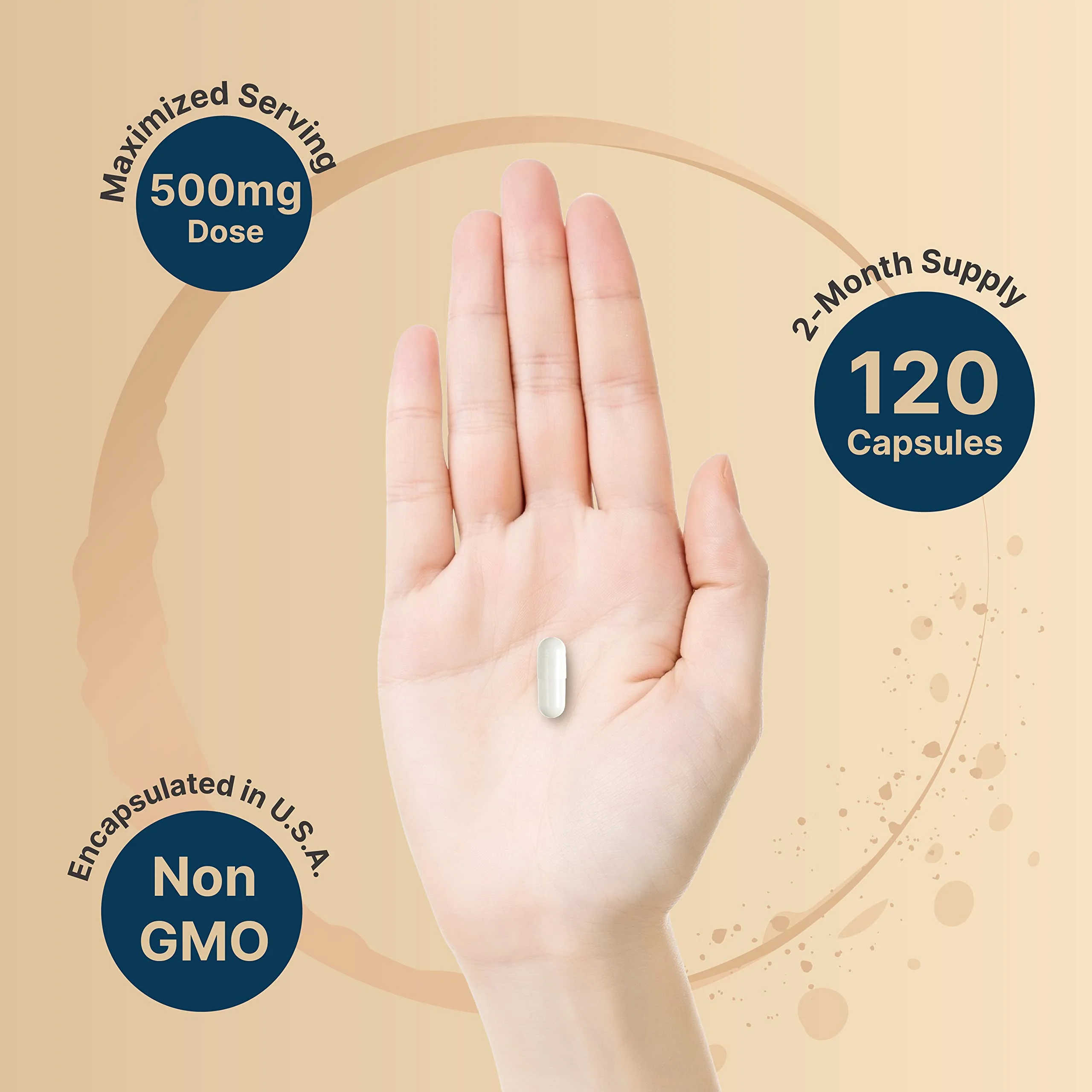 NatureBell Citicoline 500mg + Tyrosine 50mg – 120 Capsules | Dual Action Brain Support - Image 5