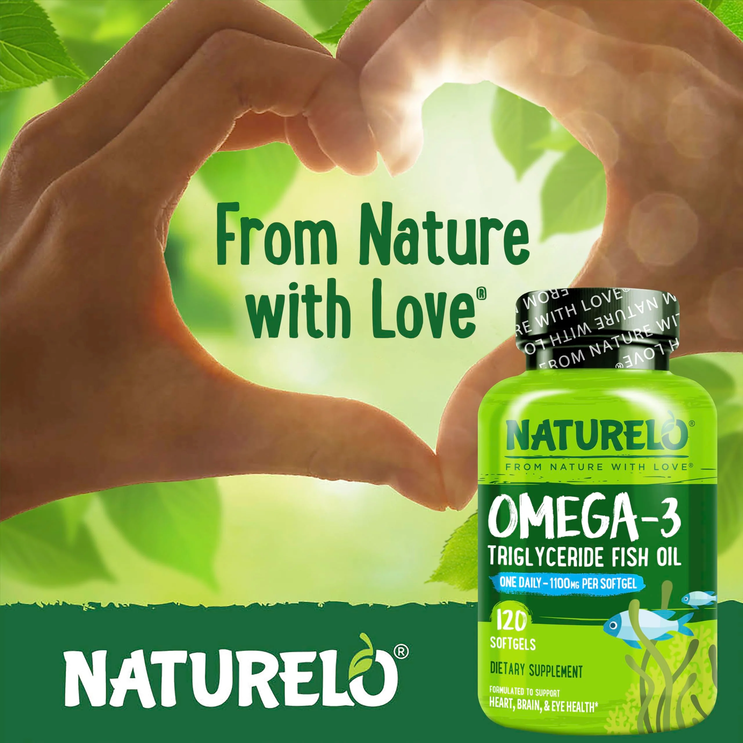 NATURELO Burpless Omega-3 Fish Oil - 1100mg TG EPA + DHA | 120 Softgels | 4 Months Supply - Image 5