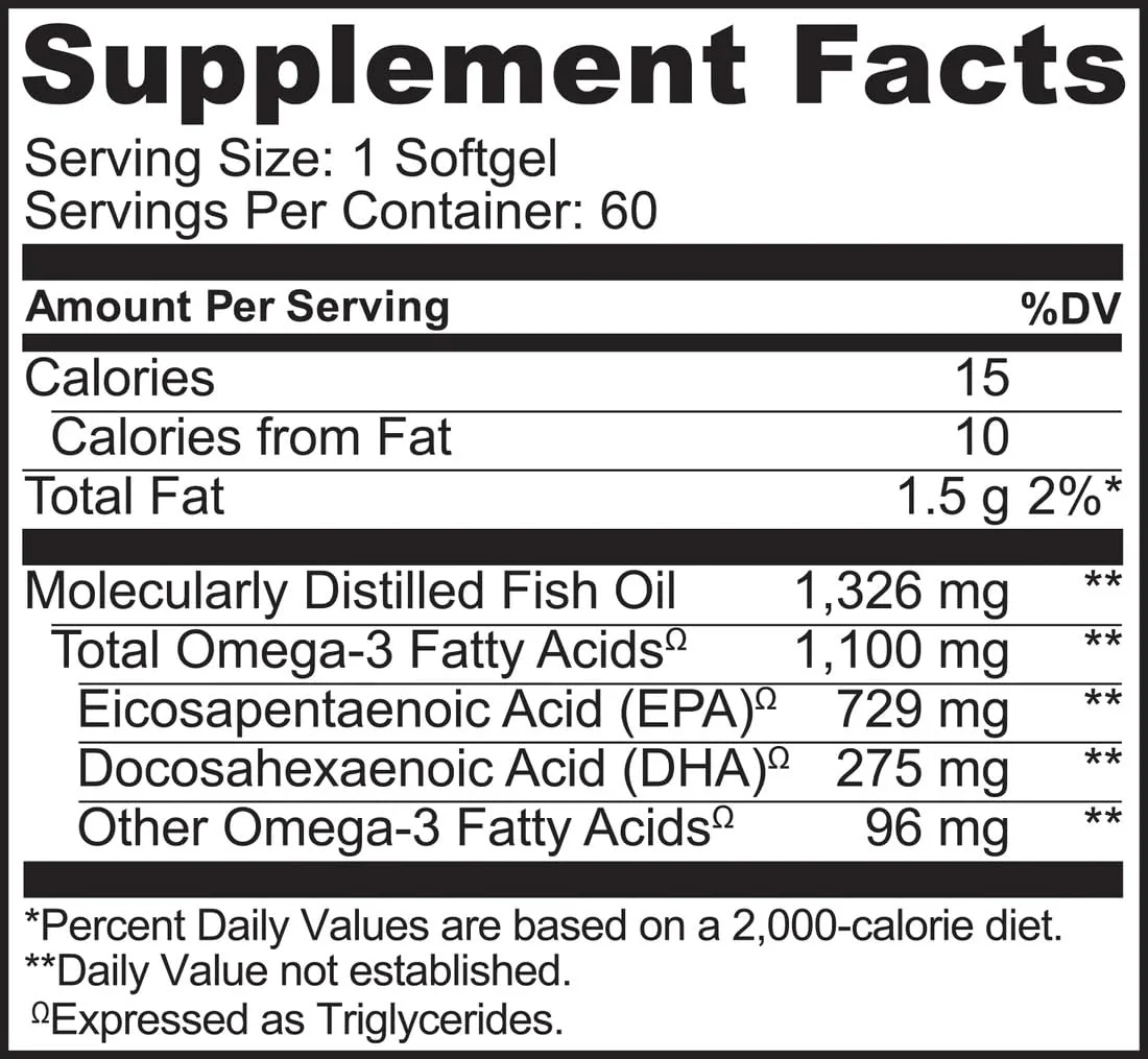 Naturelo Burpless Omega-3 Fish Oil 1100mg TG – EPA + DHA, 60 Softgels - Image 8