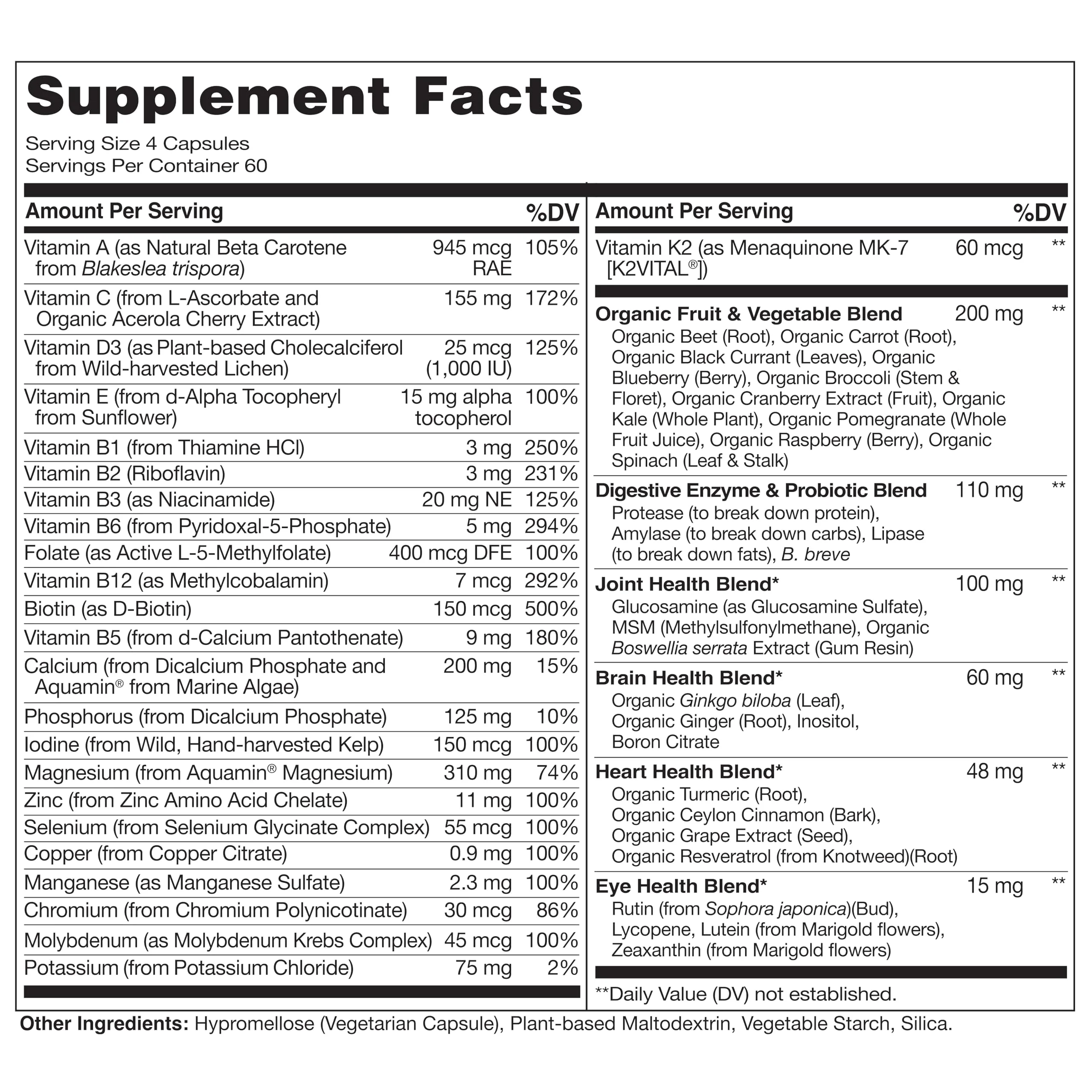 NATURELO Whole Food Multivitamin for Women 50+ – Iron Free, Plant-Based - Image 11