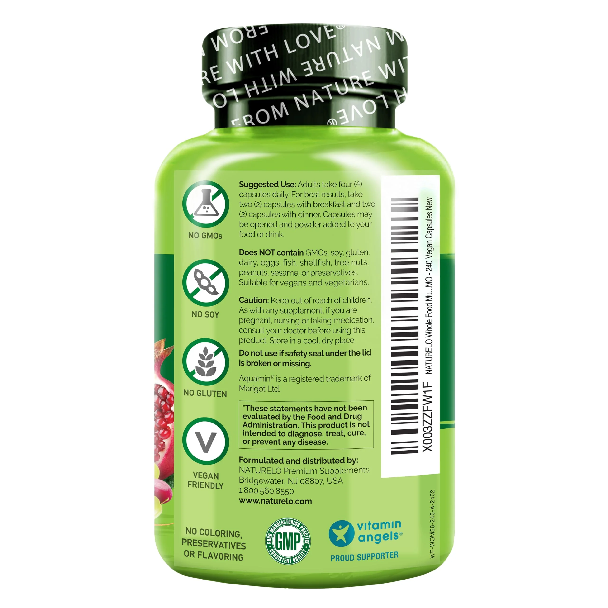 NATURELO Whole Food Multivitamin for Women 50+ – Iron Free, Plant-Based - Image 15
