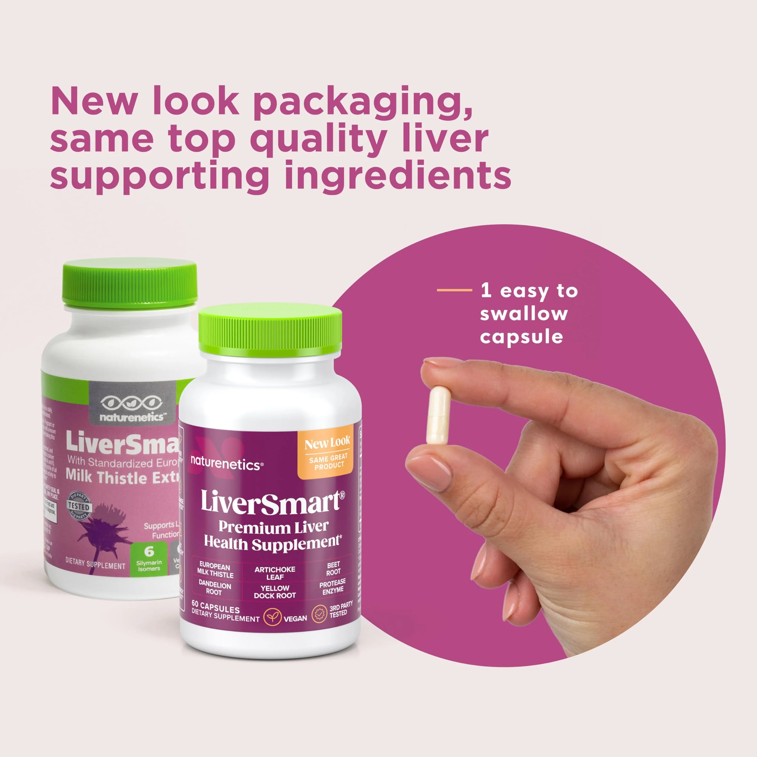 Naturenetics Milk Thistle Liver Cleanse & Support Supplement, 60 Veggie Capsules | 80% Silymarin, Artichoke & Dandelion, Vegan, Gluten-Free | 6-Pack - Image 11