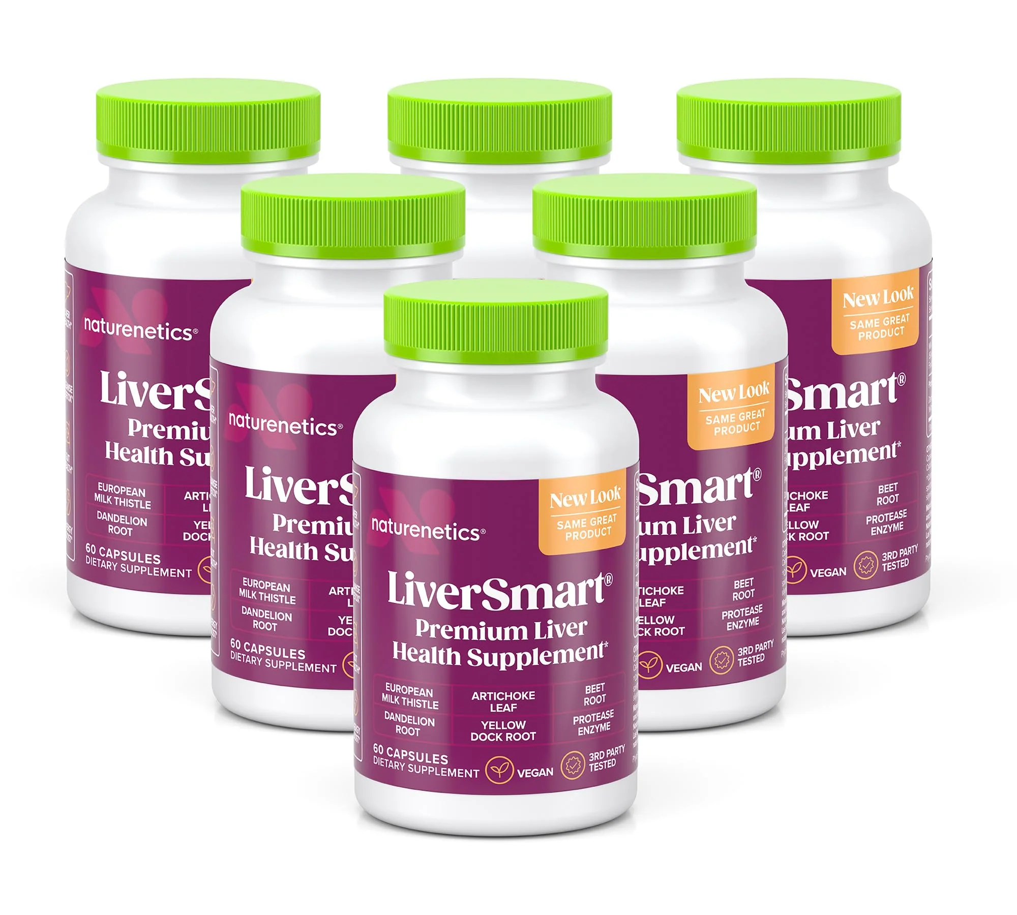 Naturenetics Milk Thistle Liver Cleanse & Support Supplement, 60 Veggie Capsules | 80% Silymarin, Artichoke & Dandelion, Vegan, Gluten-Free | 6-Pack - Image 7