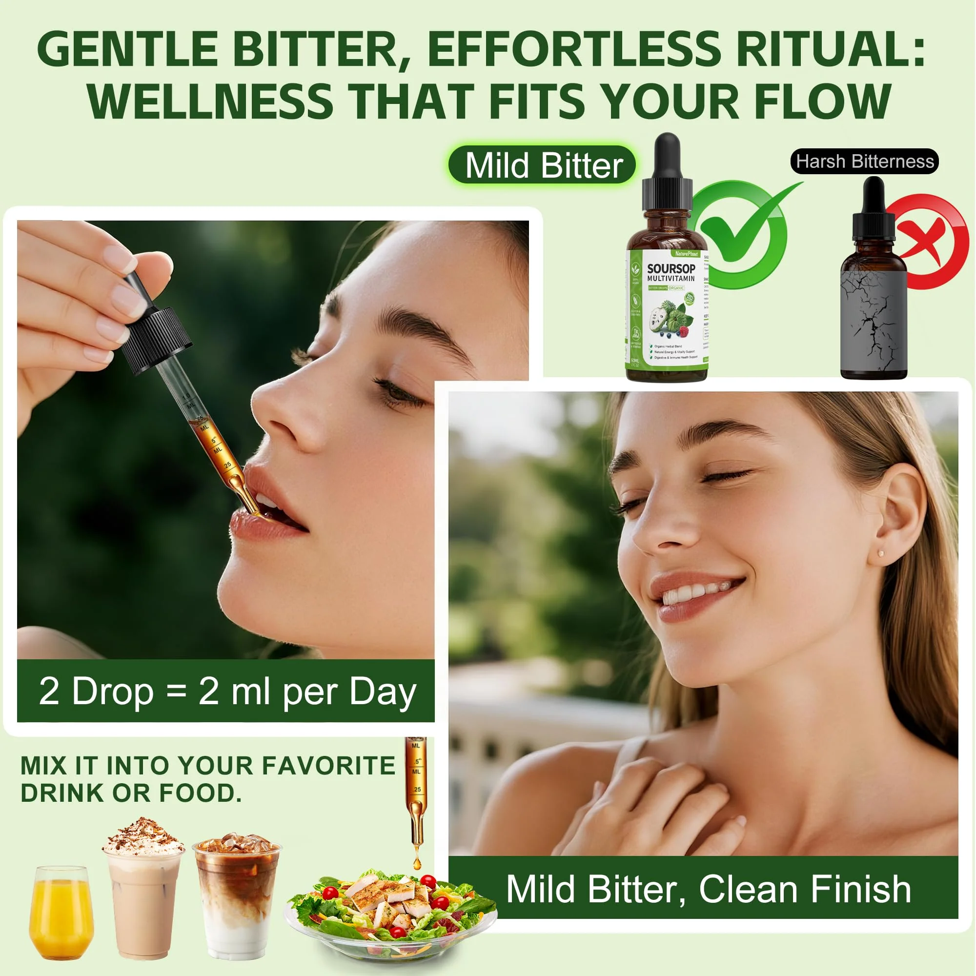 NaturePlanet Soursop Bitters Drops with Vitamin C, D3 & B6 — Immune Support & Digestive Health - Image 13