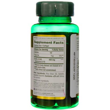 Nature's Bounty Cardio Q10 400 mg Softgels – Pack of 2 (39 ea each) - Image 7