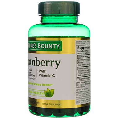 Nature's Bounty Cranberry with Vitamin C 4200 mg – 250 Softgels (Pack of 3) - Image 7