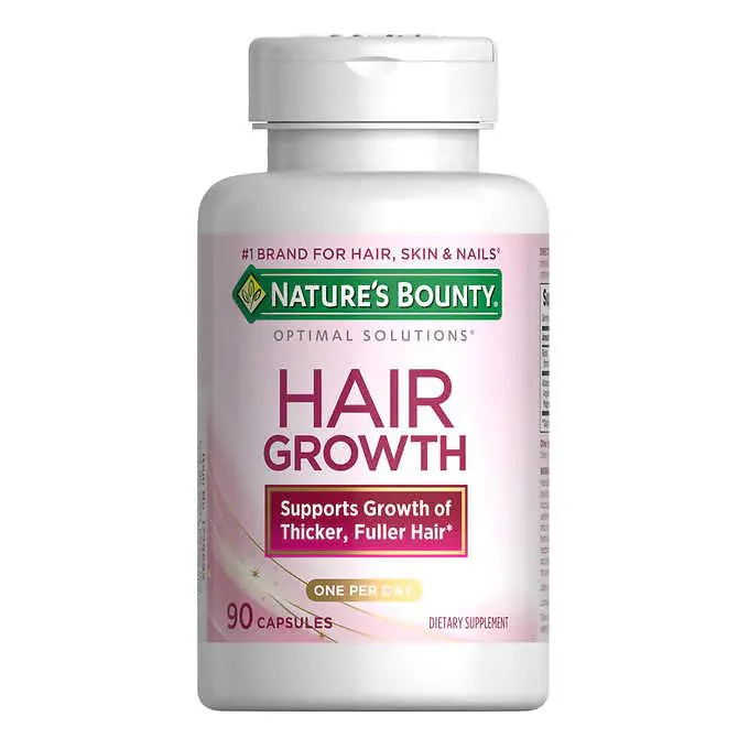 Nature's Bounty Hair Growth Supplement — 1 Per Day, Supports Thicker Hair (90 Capsules) - Image 8