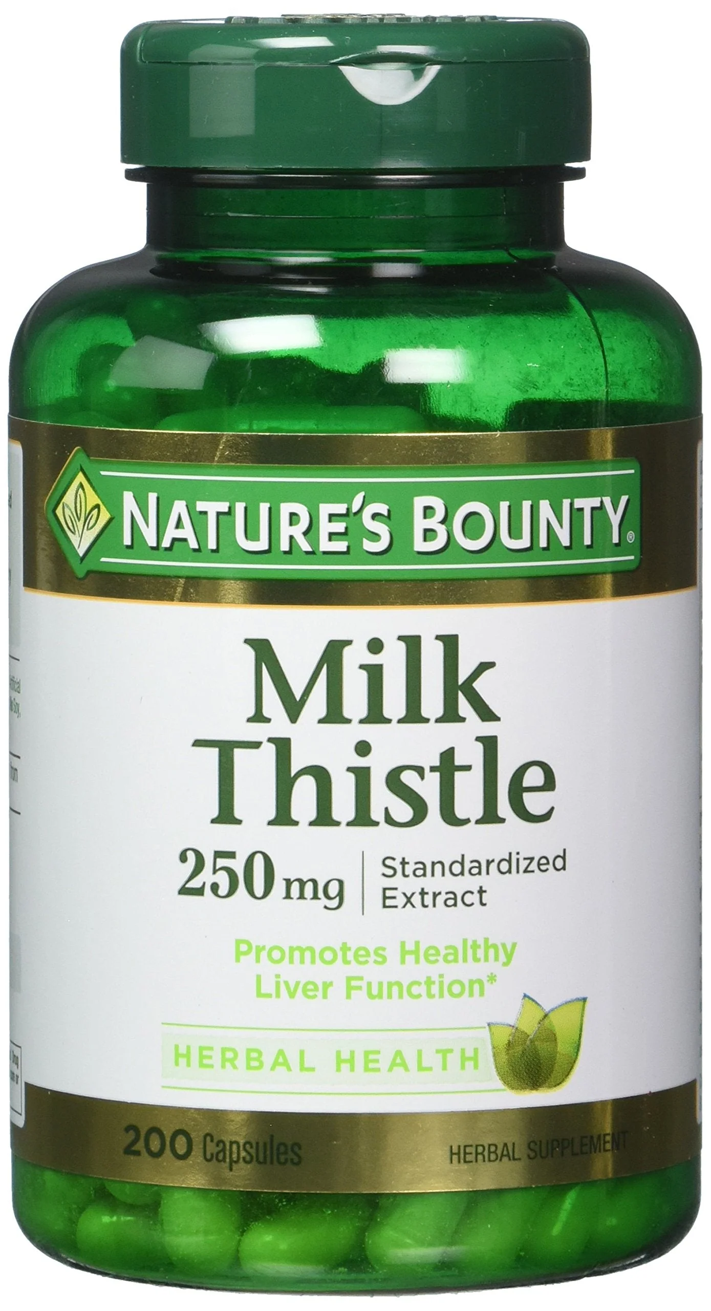 Nature's Bounty Milk Thistle 250 mg Capsules — Pack of 2 (400 capsules) - Image 6