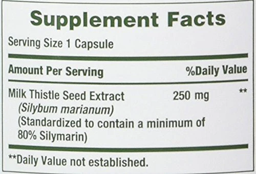 Nature's Bounty Milk Thistle 250 mg Capsules — Pack of 2 (400 capsules) - Image 9