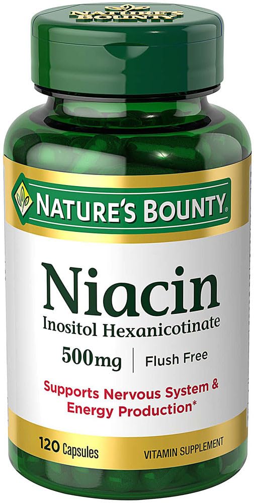 Nature's Bounty Niacin Flush Free 500 mg – Set of 3 (120 Capsules Each) | Maven Gifts - Image 12