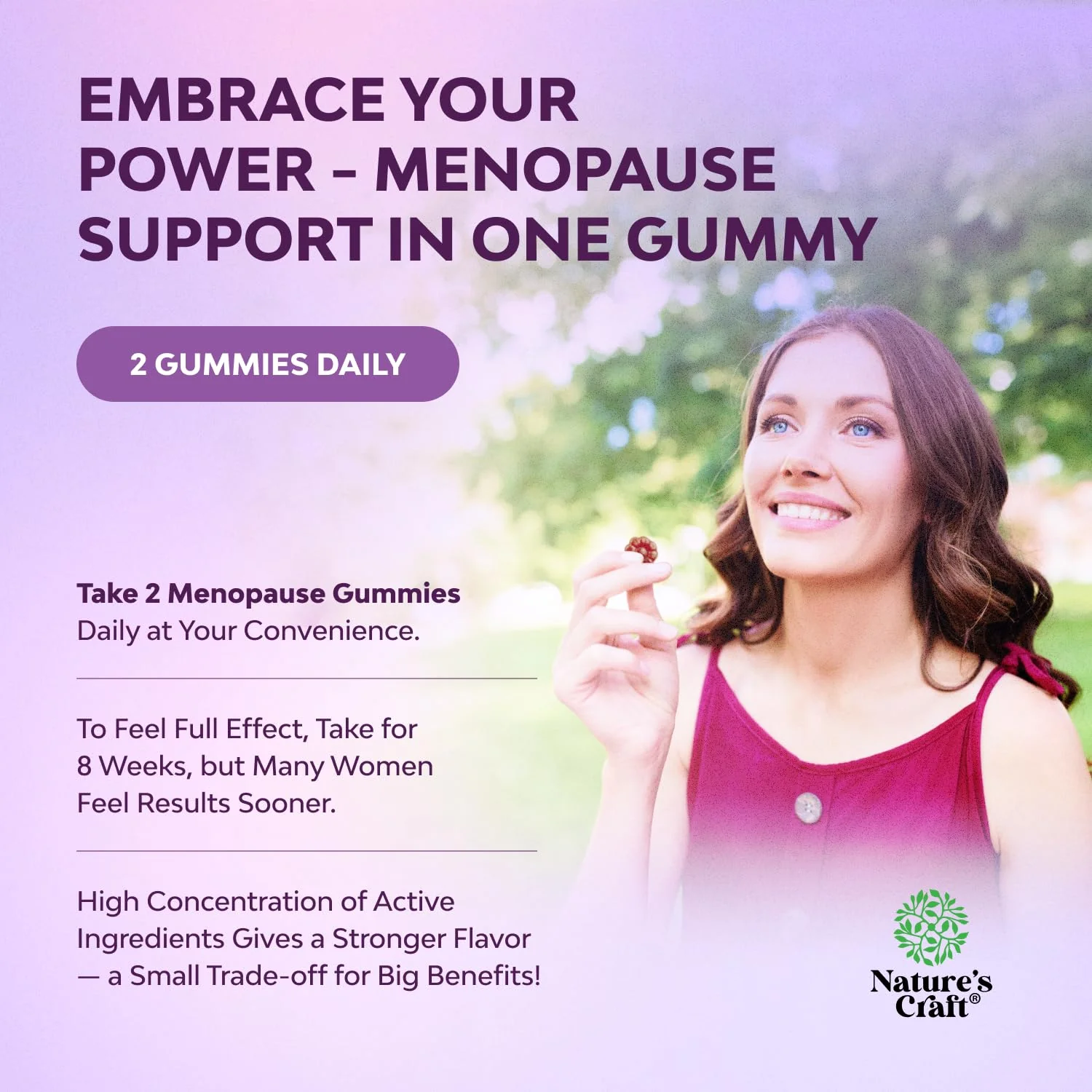 Natures Craft Womens Menopause Gummies with Dong Quai & Ashwagandha – 60 Count (3 Pack) - Image 10