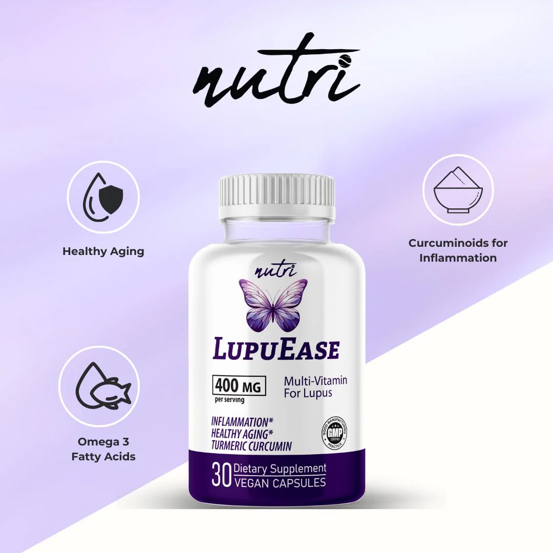 Nature's Fusions LupuEase Lupus Relief Multivitamin – 30 Day Supply with Omega-3 & Turmeric Curcumin - Image 2