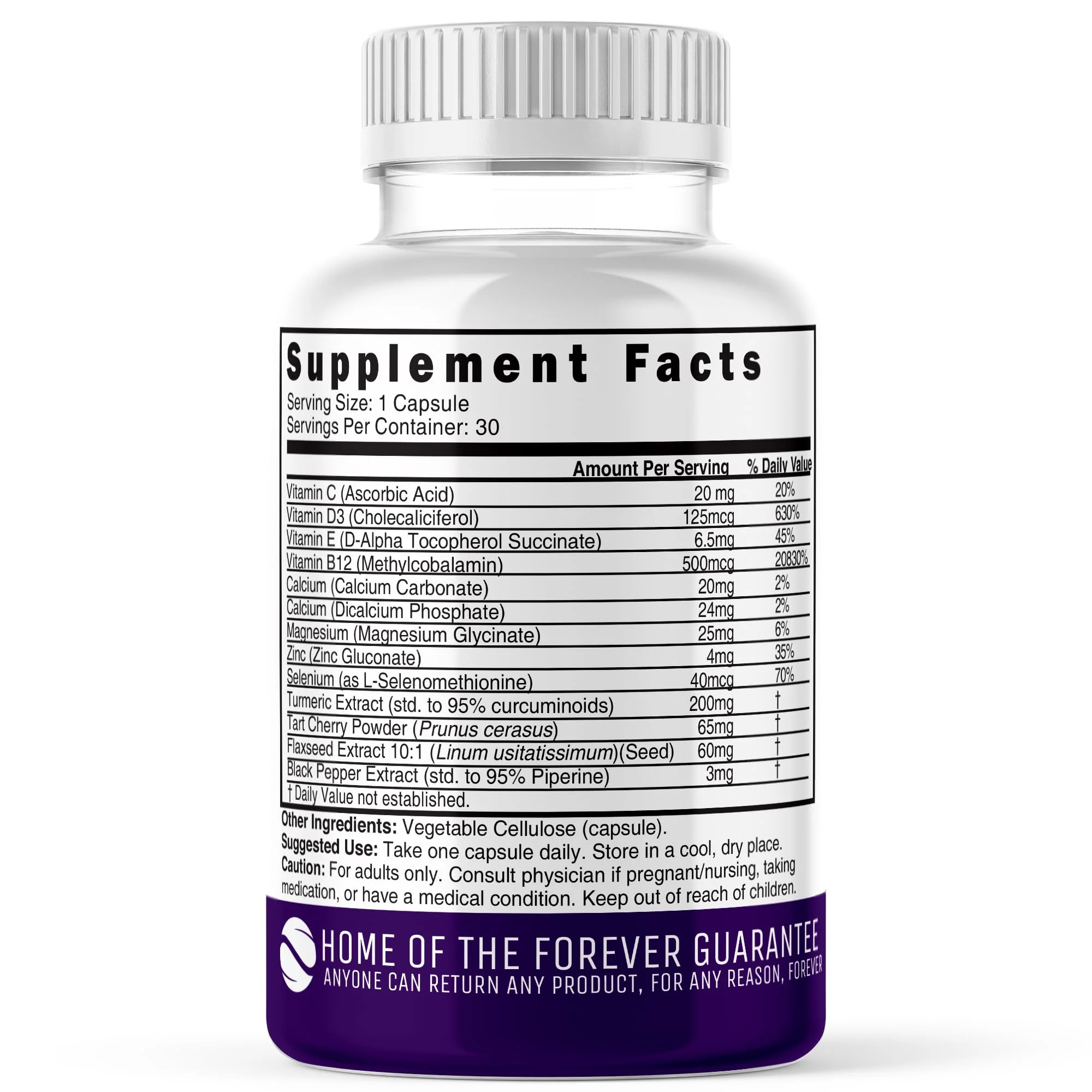 Nature's Fusions LupuEase Lupus Relief Multivitamin – 30 Day Supply with Omega-3 & Turmeric Curcumin - Image 5