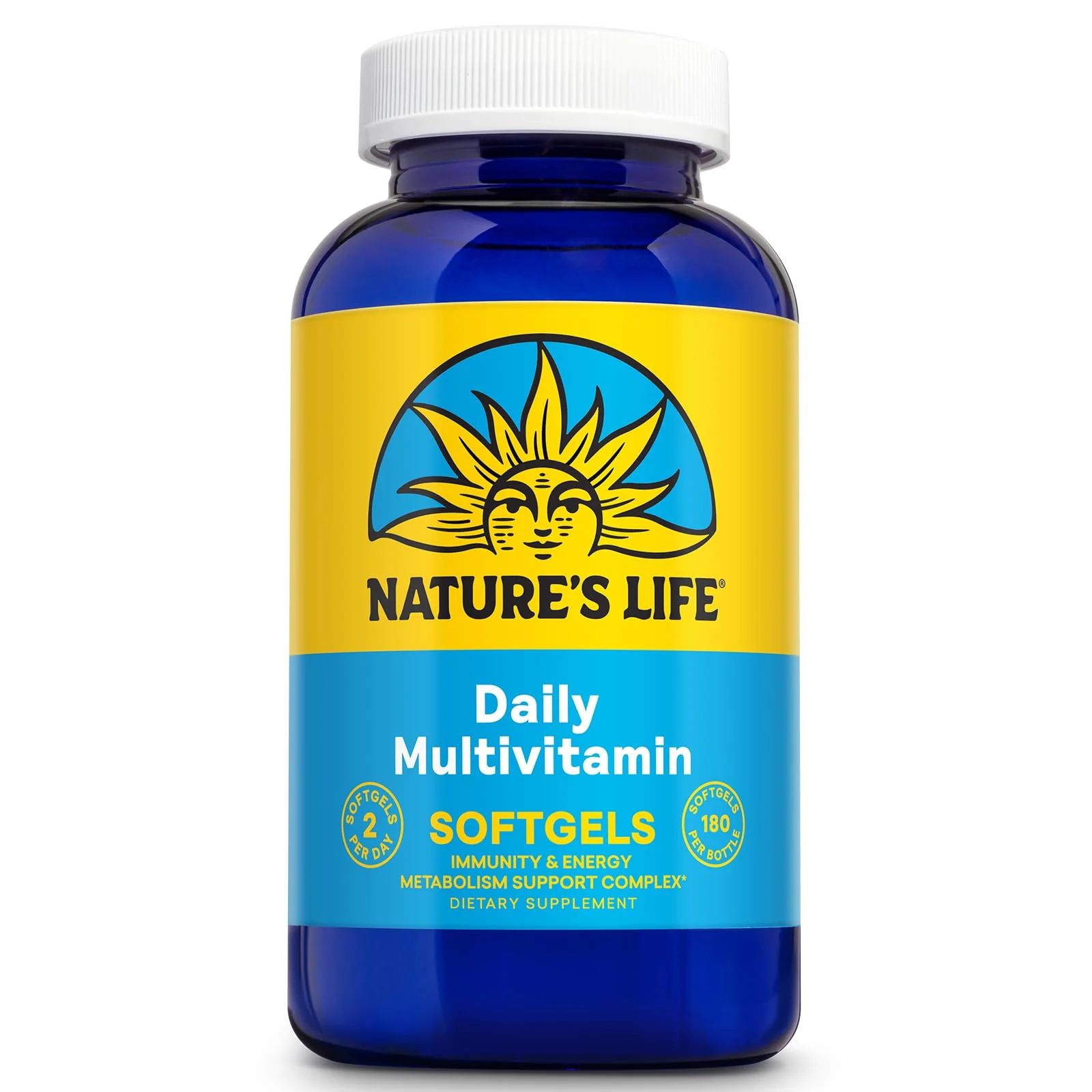 Nature's Life Daily Multivitamin for Men & Women | Immune & Energy Support | 90 Serv, 180 Softgels - Image 8