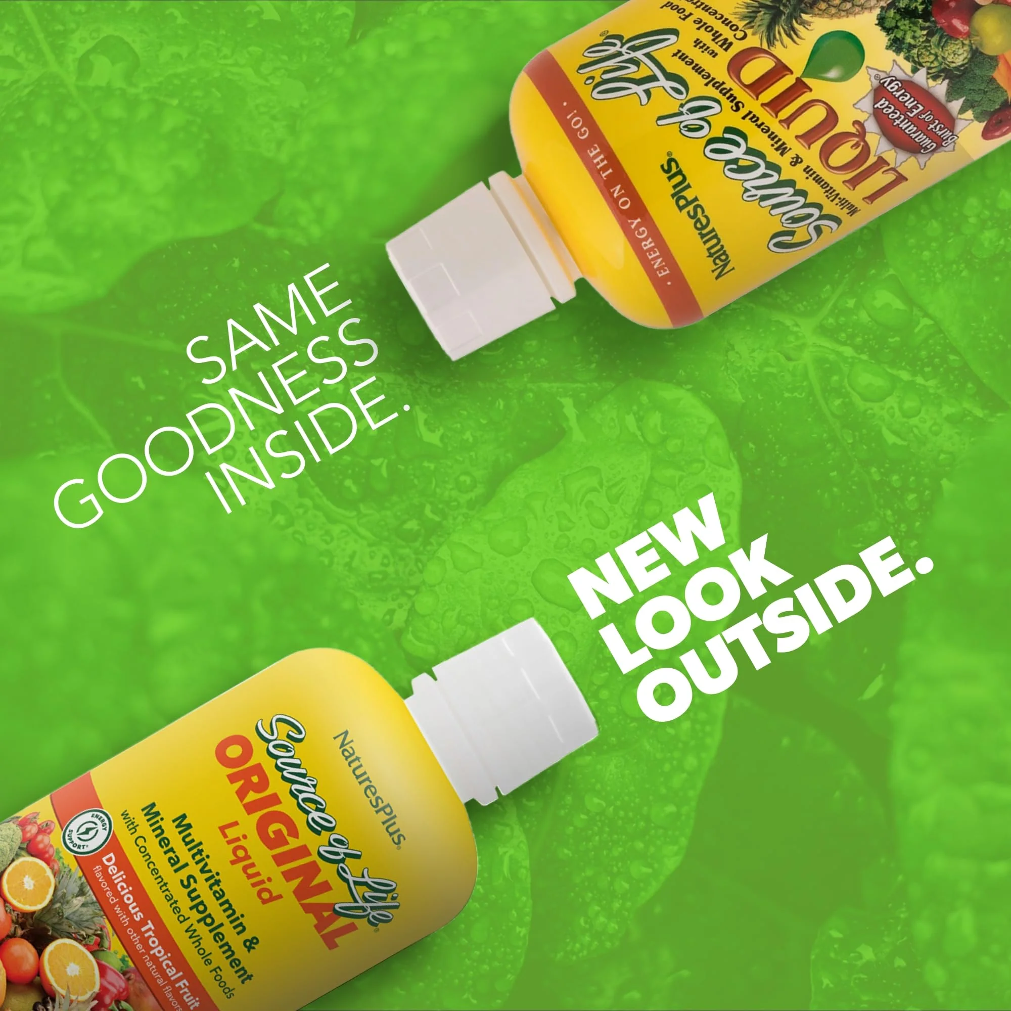 Nature's Plus Source of Life Liquid — Tropical Fruit Flavor, 30 oz Wholefood Energy Booster - Image 8