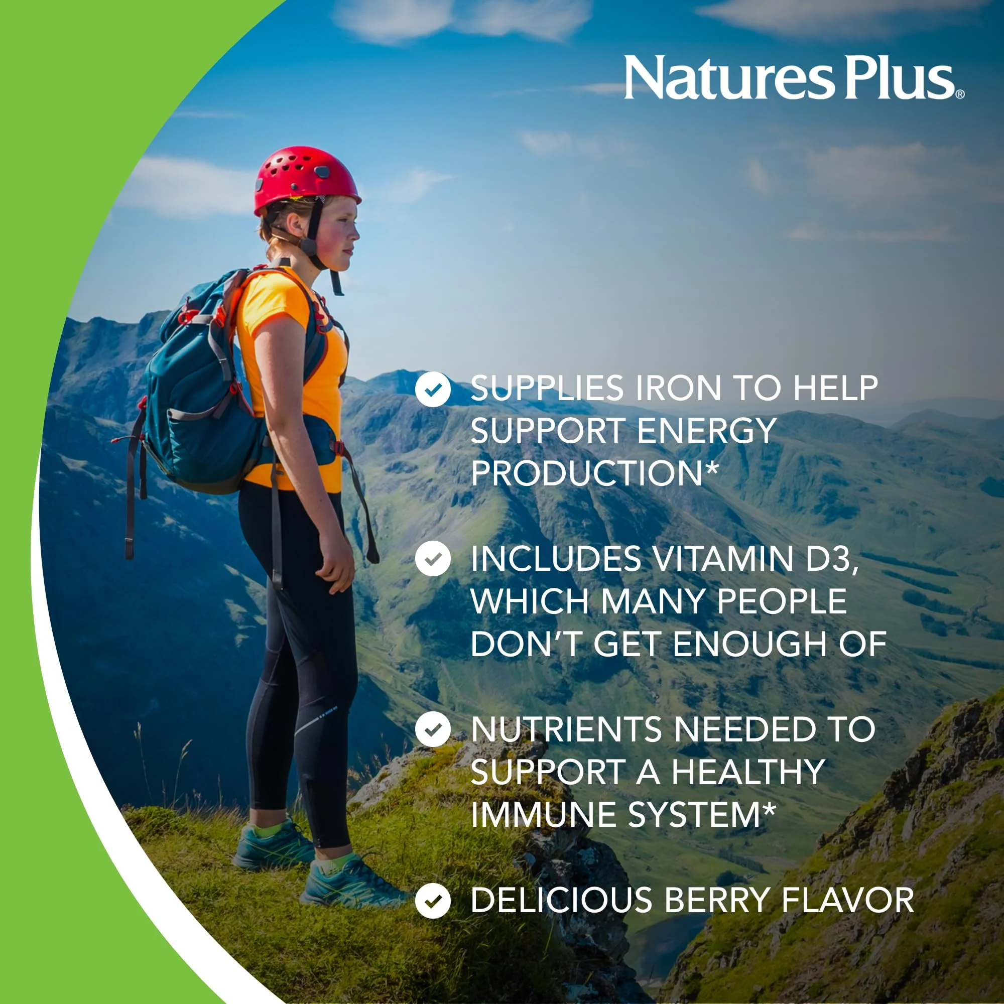 Natures Plus Source of Life Women Liquid Multivitamin – 30 fl oz | Natural Berry Flavor - Image 3