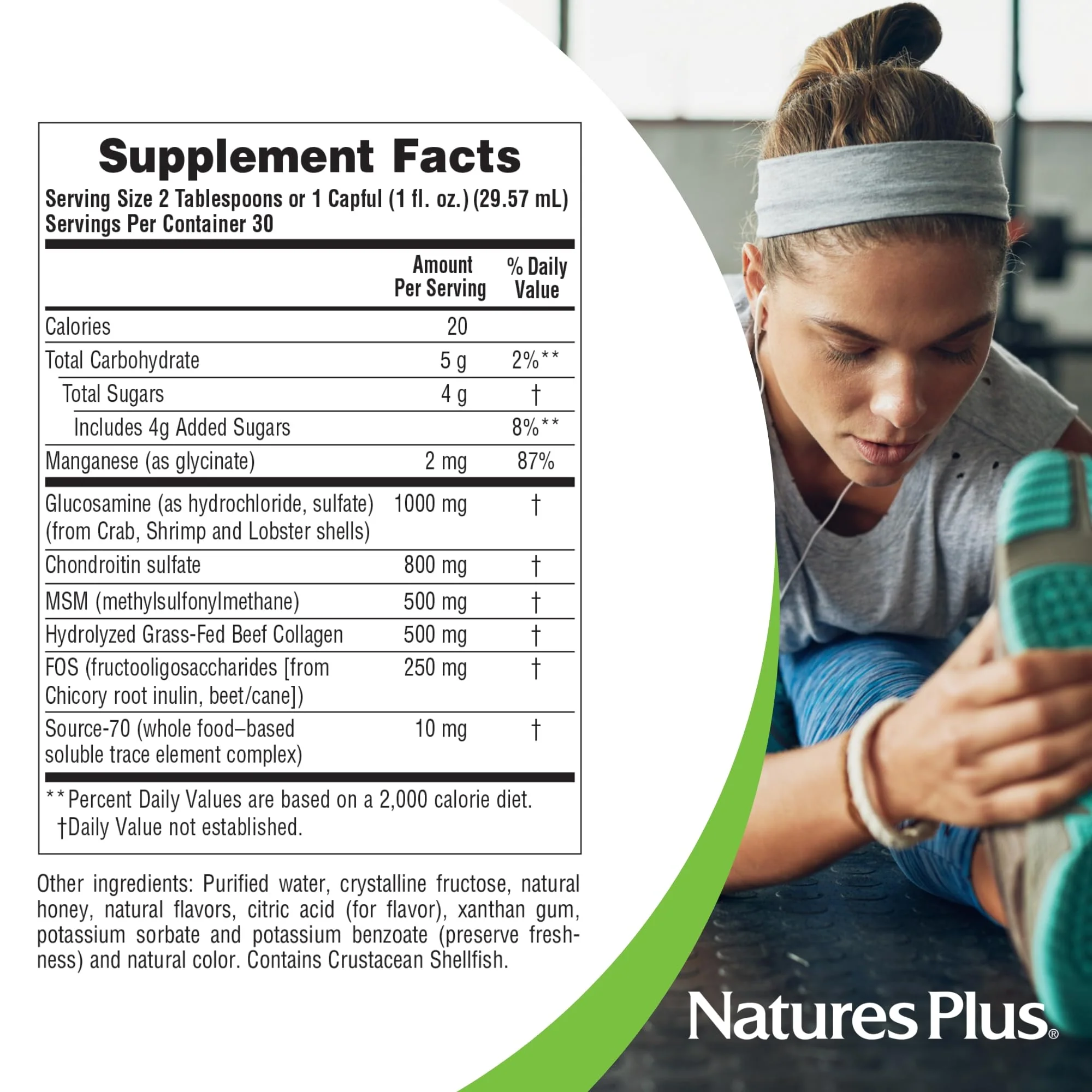 Natures Plus Ultra Rx-Joint Liquid Honey Lemon 30 fl oz | Joint Support | Gluten Free - Image 4
