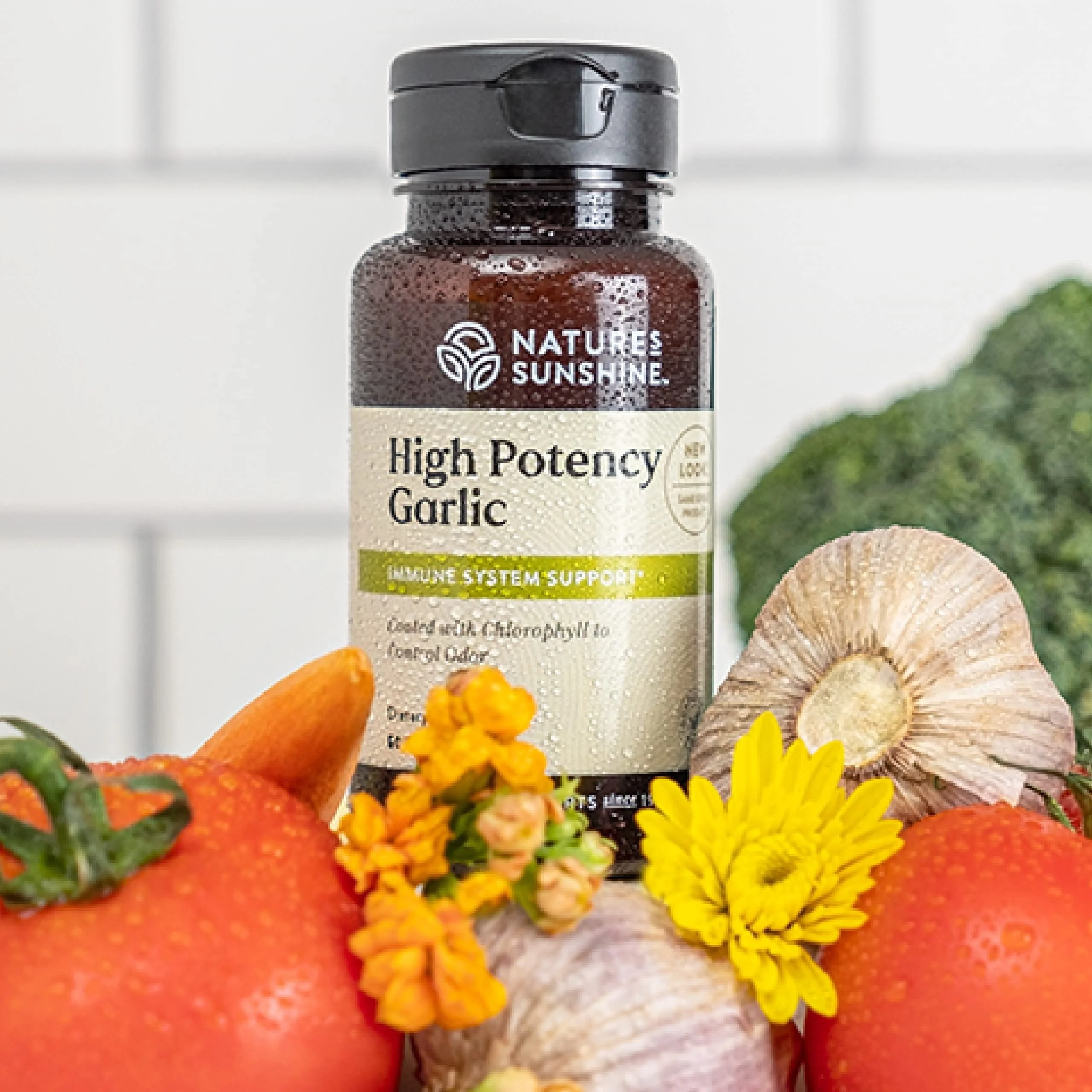 Nature's Sunshine High Potency Garlic, 60 Tablets | Supports the Immune System and Contains a Unique Coating to Help Control the Odor - Image 2
