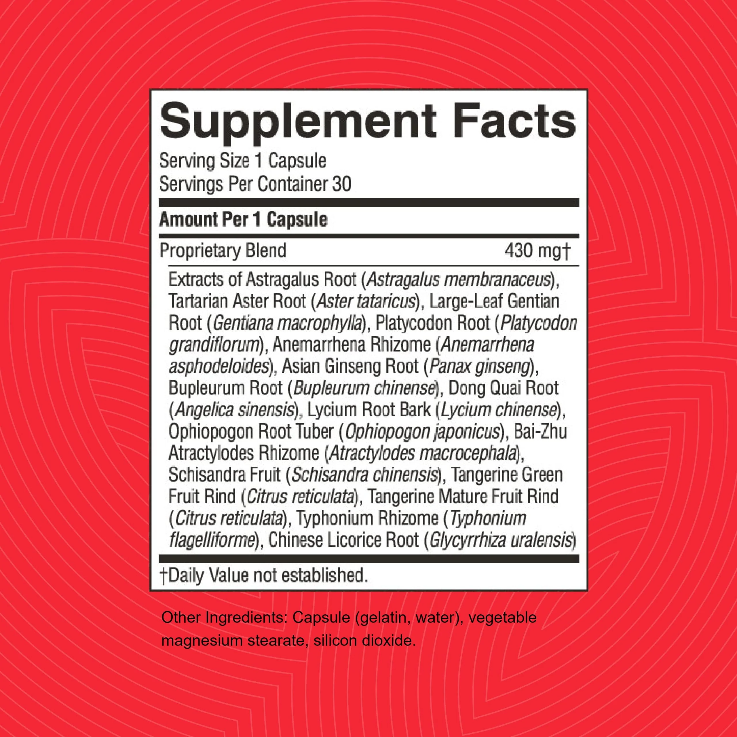 Nature's Sunshine Lung Support Chinese TCM Concentrate - 30 Capsules - Image 3