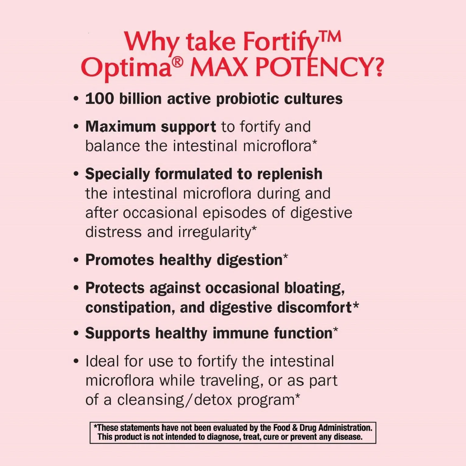 Nature's Way Fortify Optima Daily Probiotic — 100B CFUs, 15 Strains, 30 Count - Image 4