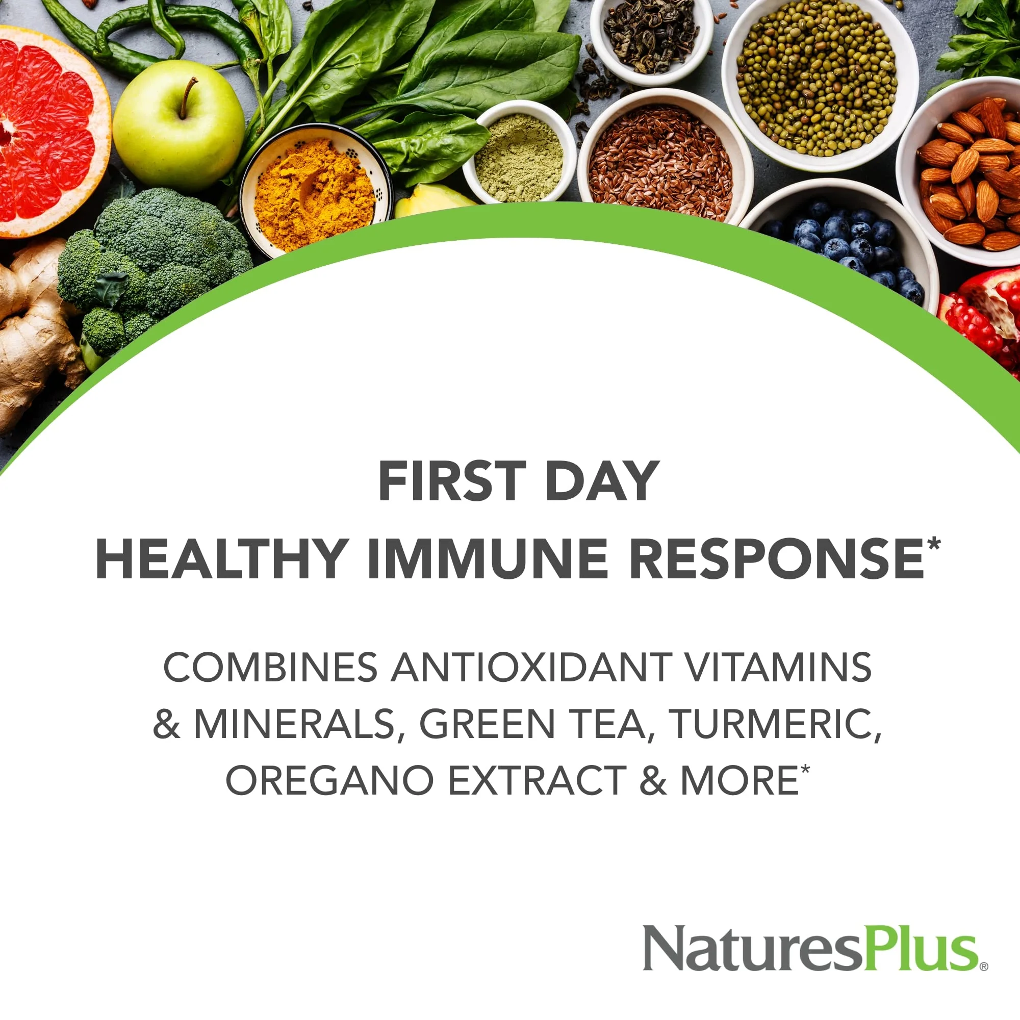 NaturesPlus AgeLoss First Day Healthy Immune Response - 90 Tablets | Vegetarian, Gluten Free | 30 Servings - Image 10
